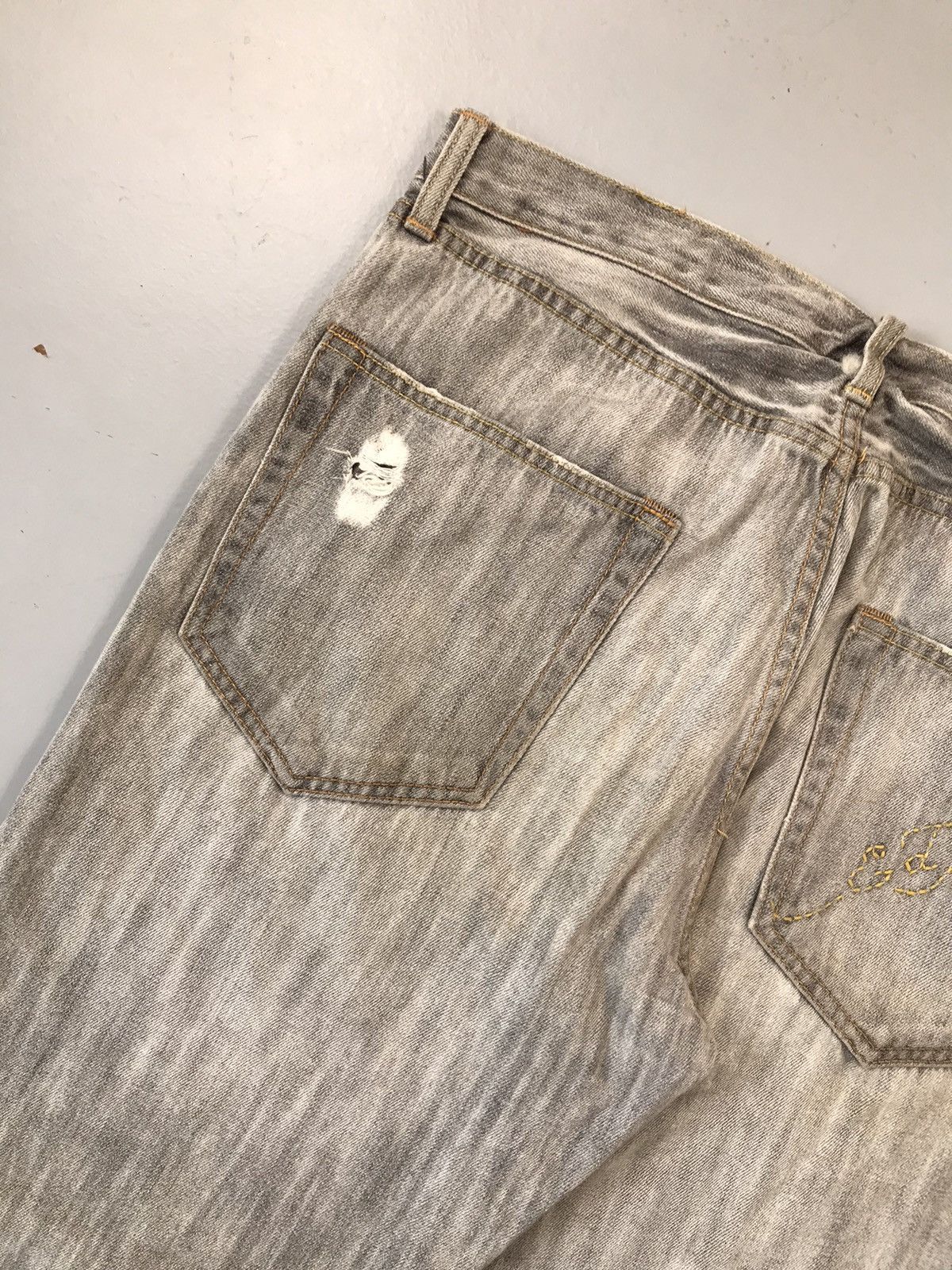Ed Hardy Vintage ed hardy damaged denim Size US 36 / EU 52 - 11 Thumbnail