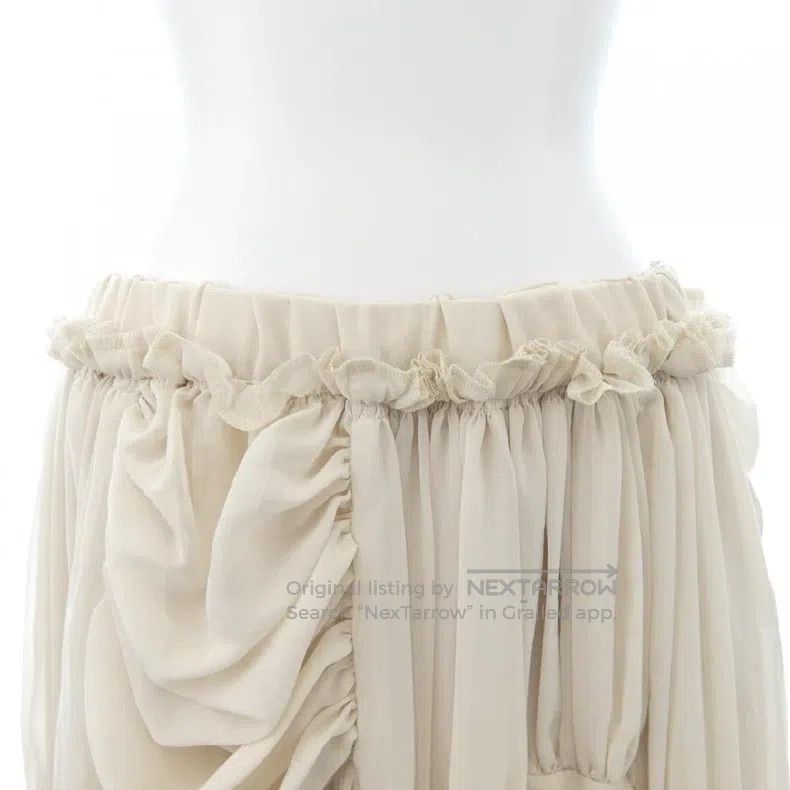 Comme des Garcons Comme Des Garcons size S Beige Design Skirt Size 23" - 4 Thumbnail