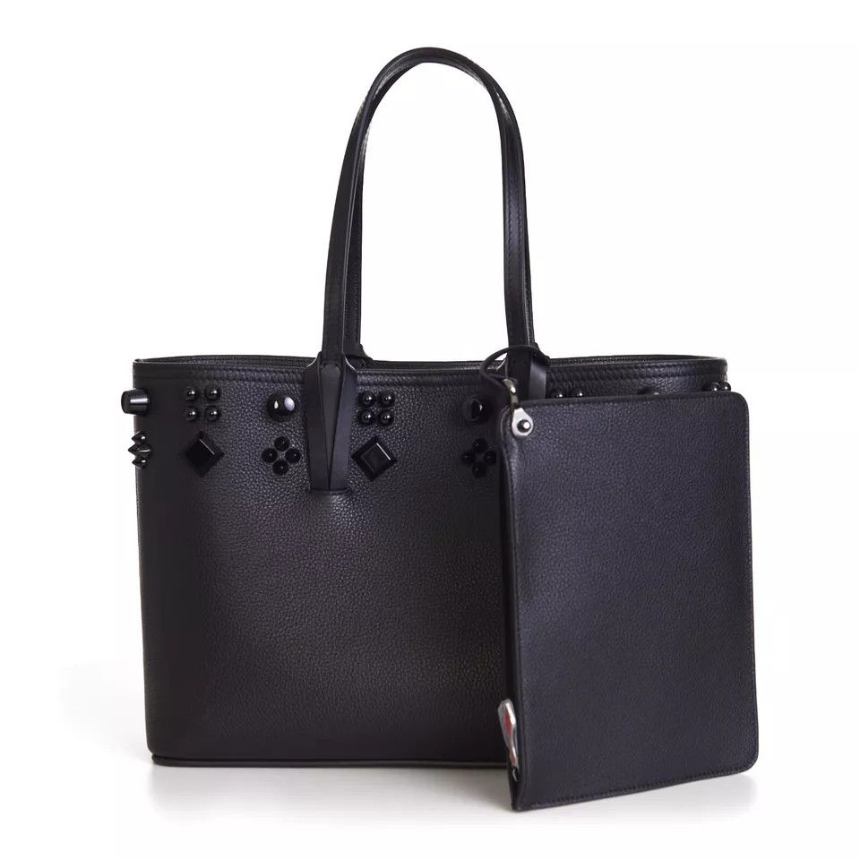 Christian Louboutin o1s1wg111124 Size: OS/Cabata Calf Empire in Black Size ONE SIZE - 4 Thumbnail