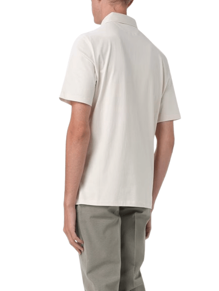 Brunello Cucinelli o1y0526 Polo Shirt in Cream Size US M / EU 48-50 / 2 - 3 Thumbnail