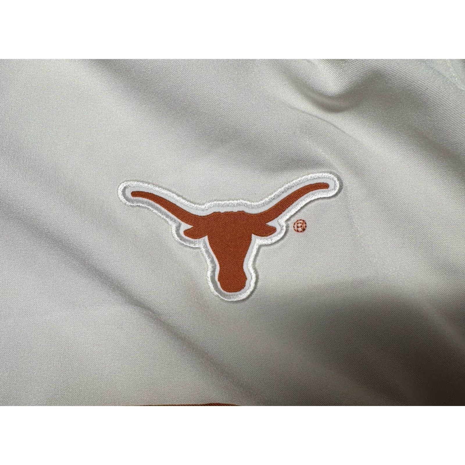 Nike Nike Polo Shirt Mens Large White Striped Dri-Fit Texas Longhorns Size US L / EU 52-54 / 3 - 7 Thumbnail
