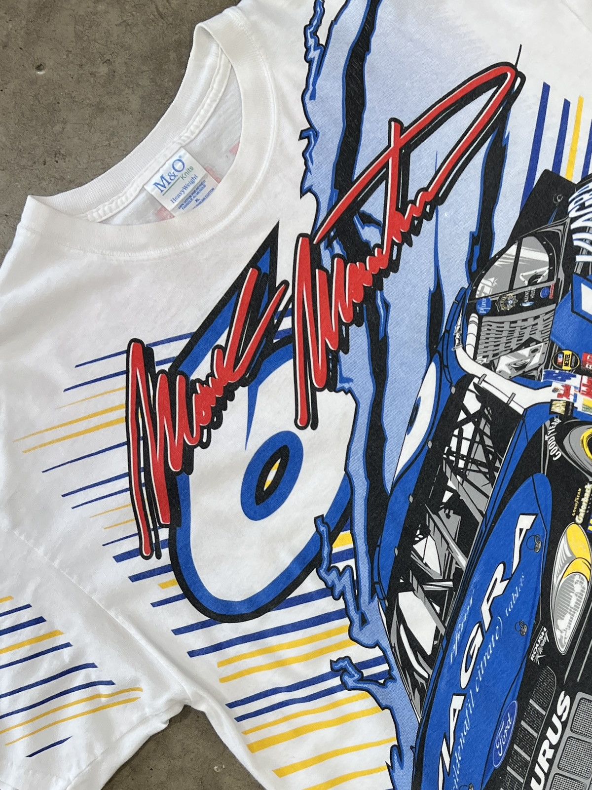 NASCAR Vintage NASCAR AOP Mark Martin Viagra Racing Tee XL Size US XL / EU 56 / 4 - 4 Thumbnail