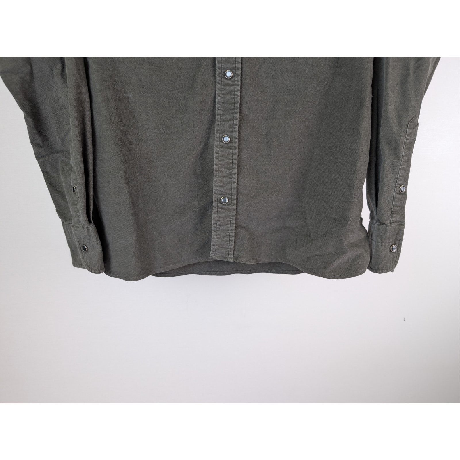 Tom Ford o1rshd1 CC20 Corduroy Western Button up Shirt in Grey Size US M / EU 48-50 / 2 - 4 Thumbnail