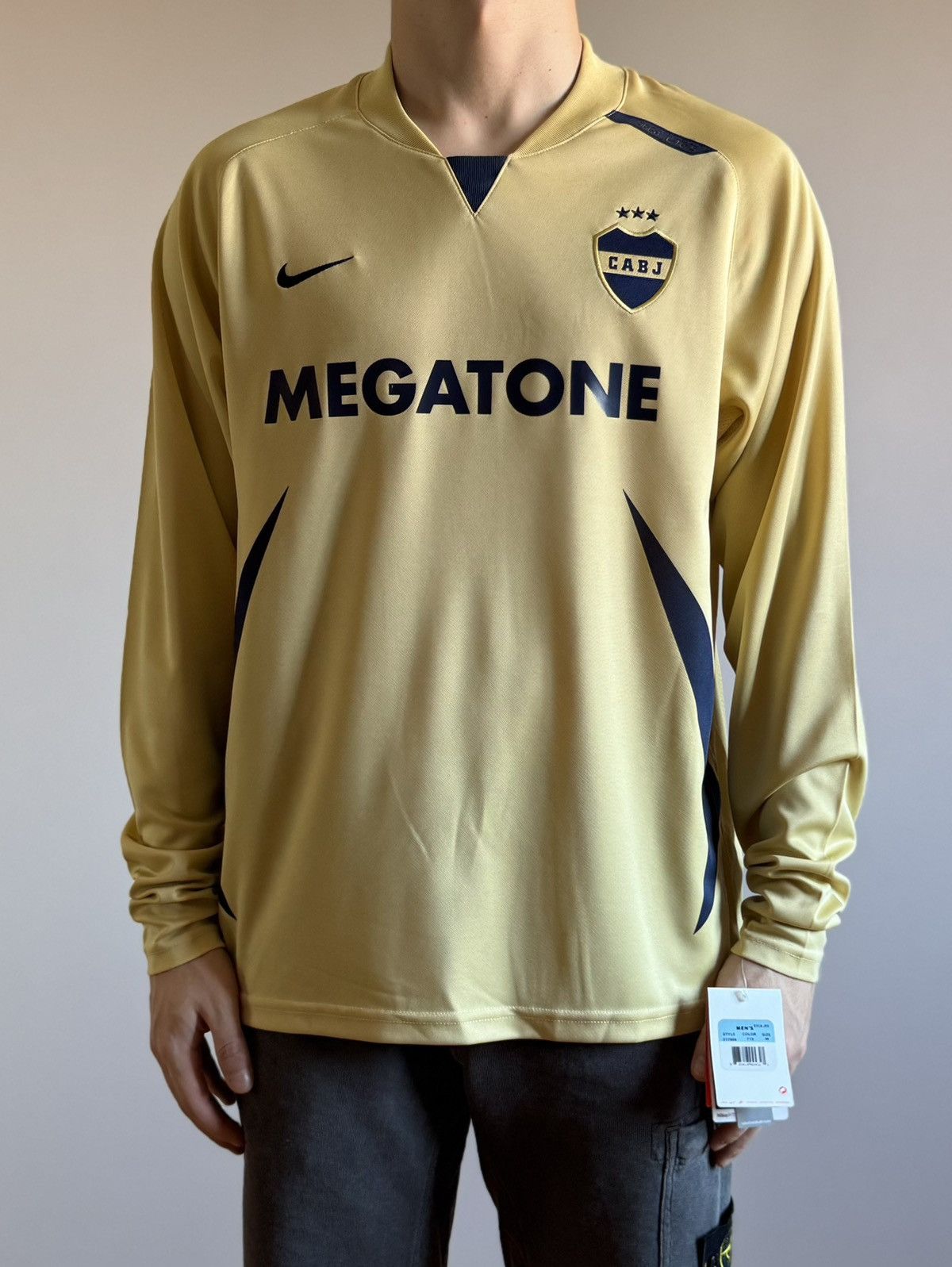 Nike Vintage Boca Juniors 2007 Long Sleeves Jersey Nike Megatone Size US M / EU 48-50 / 2 - 1 Thumbnail