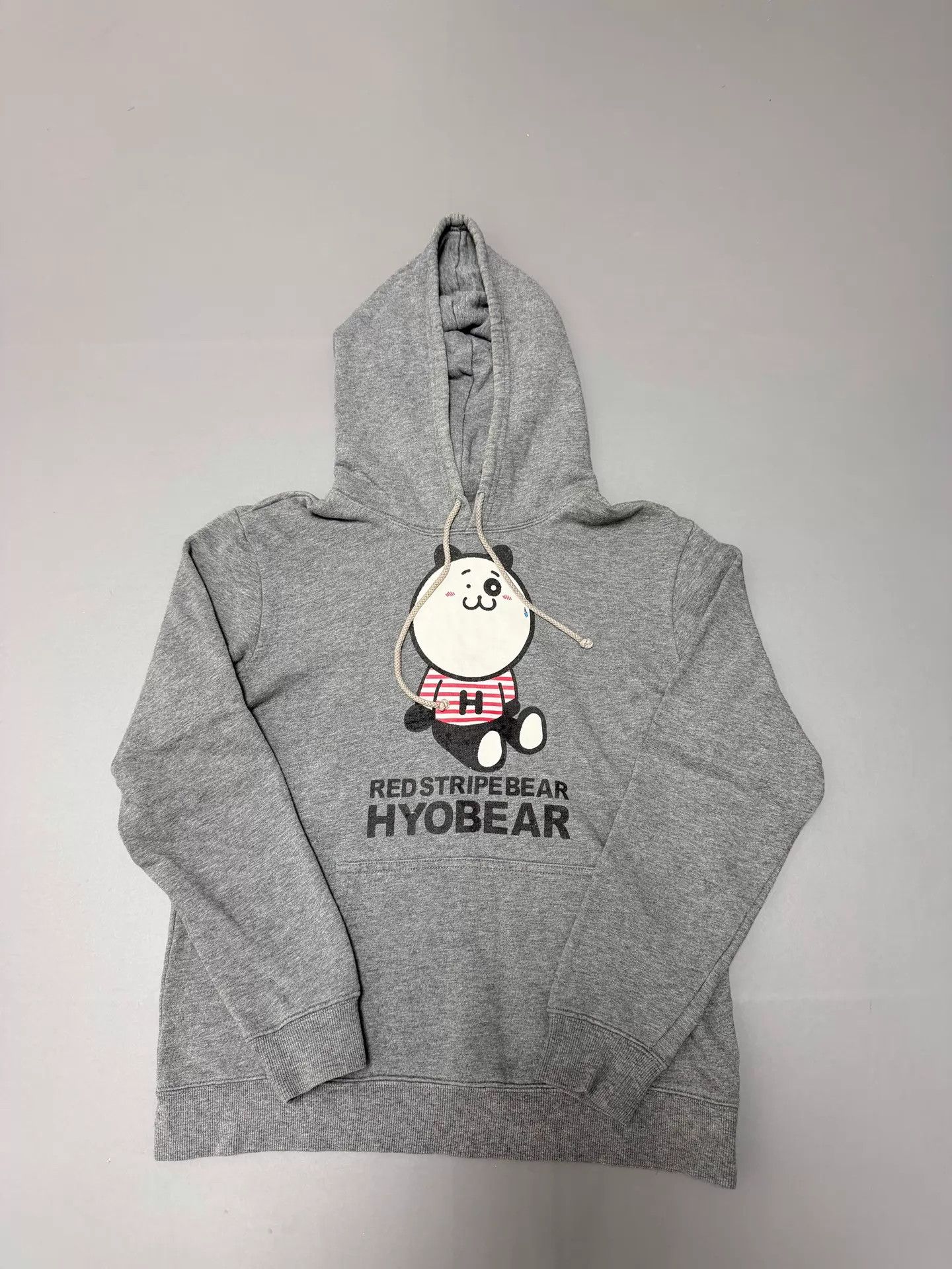 NASCAR Nakagawa Masahiro x Panda Hyoma Gray Long Sleeve Hoodie Size S / US 4 / IT 40 - 1 Thumbnail
