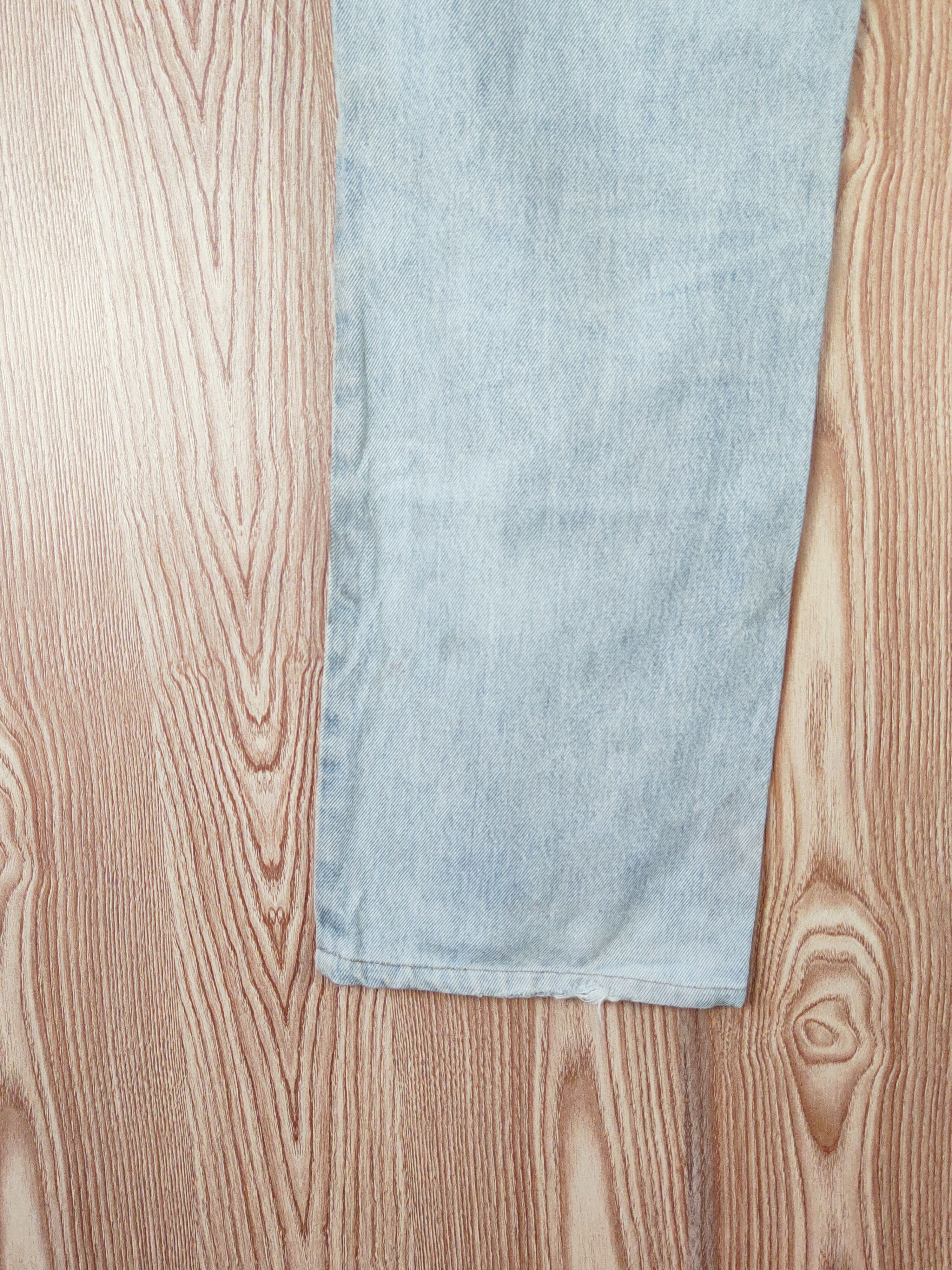 Japanese Brand Maverick Light Blue Distressed Ripped Jeans #W219 Size US 34 / EU 50 - 10 Thumbnail