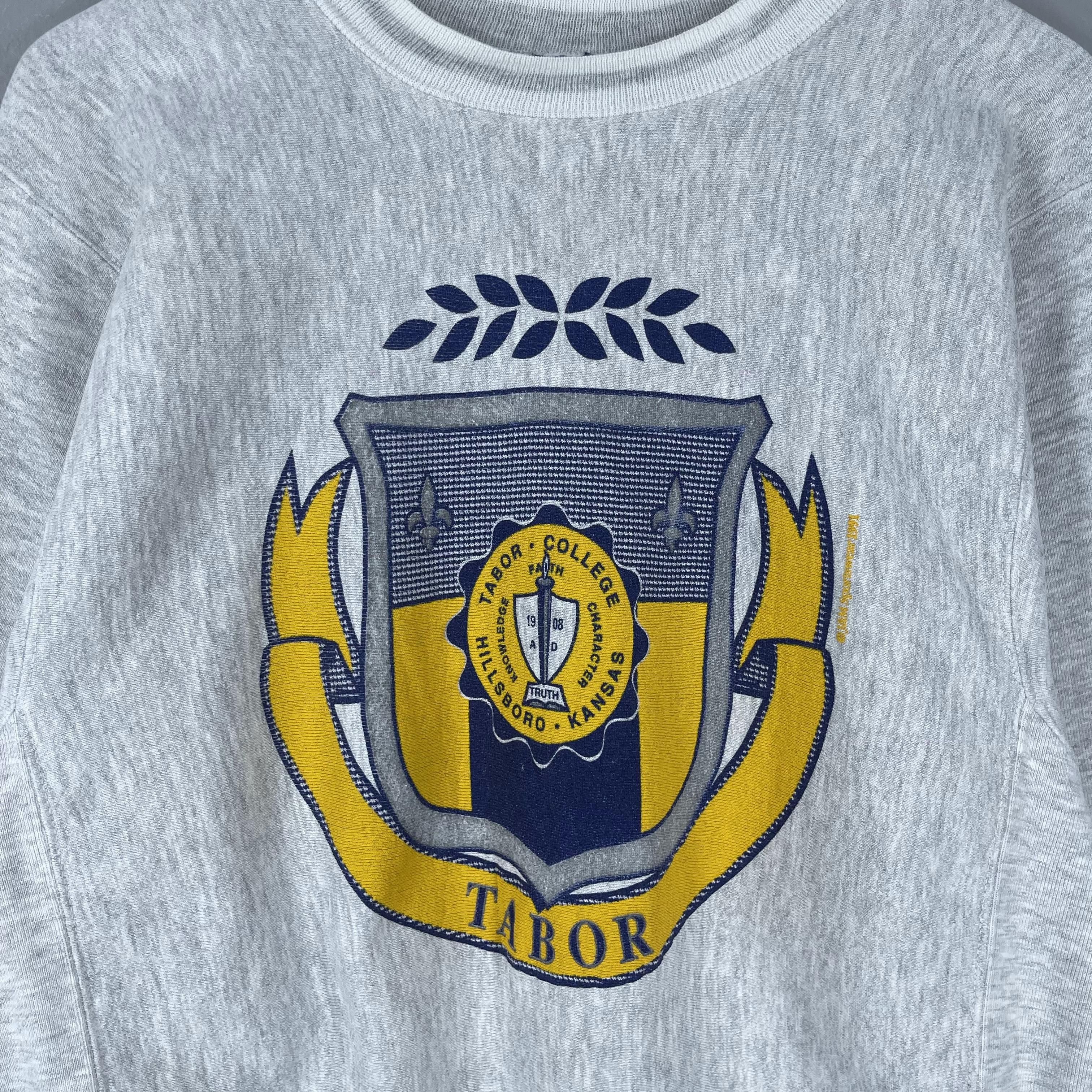 Vintage Vintage TABOR College Hillsboro Kansas Printed Sweatshirt Size US M / EU 48-50 / 2 - 2 Thumbnail