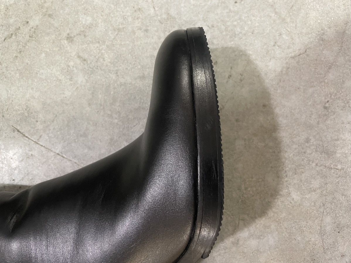 Helmut Lang FW24 Helmut Lang Black Leather Ankle Boots Size US 10 / IT 40 - 4 Thumbnail