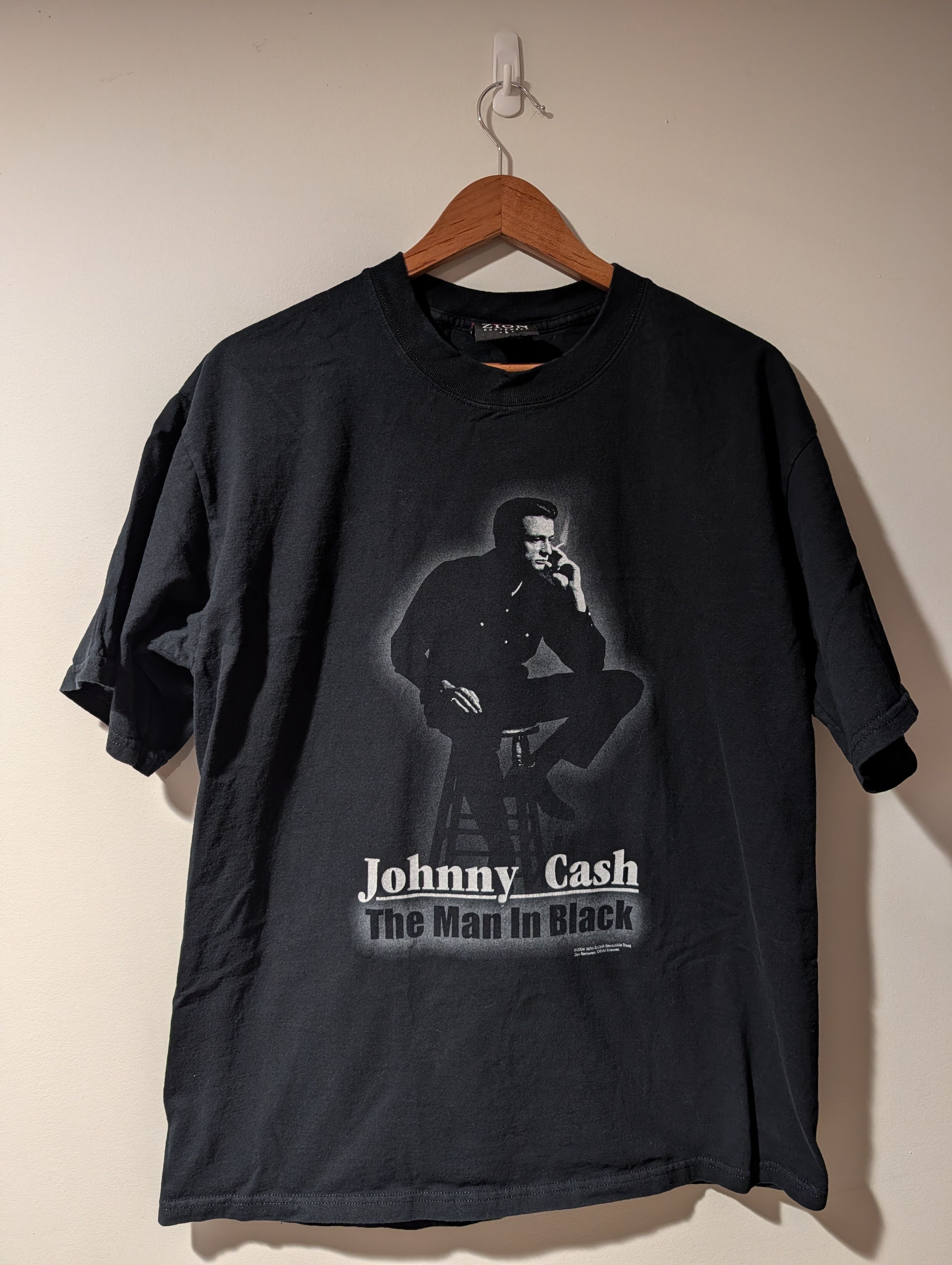 Band Tees Vtg 2004 Johnny Cash Graphic T-Shirt Country Rock Band Tee Size US L / EU 52-54 / 3 - 1 Thumbnail