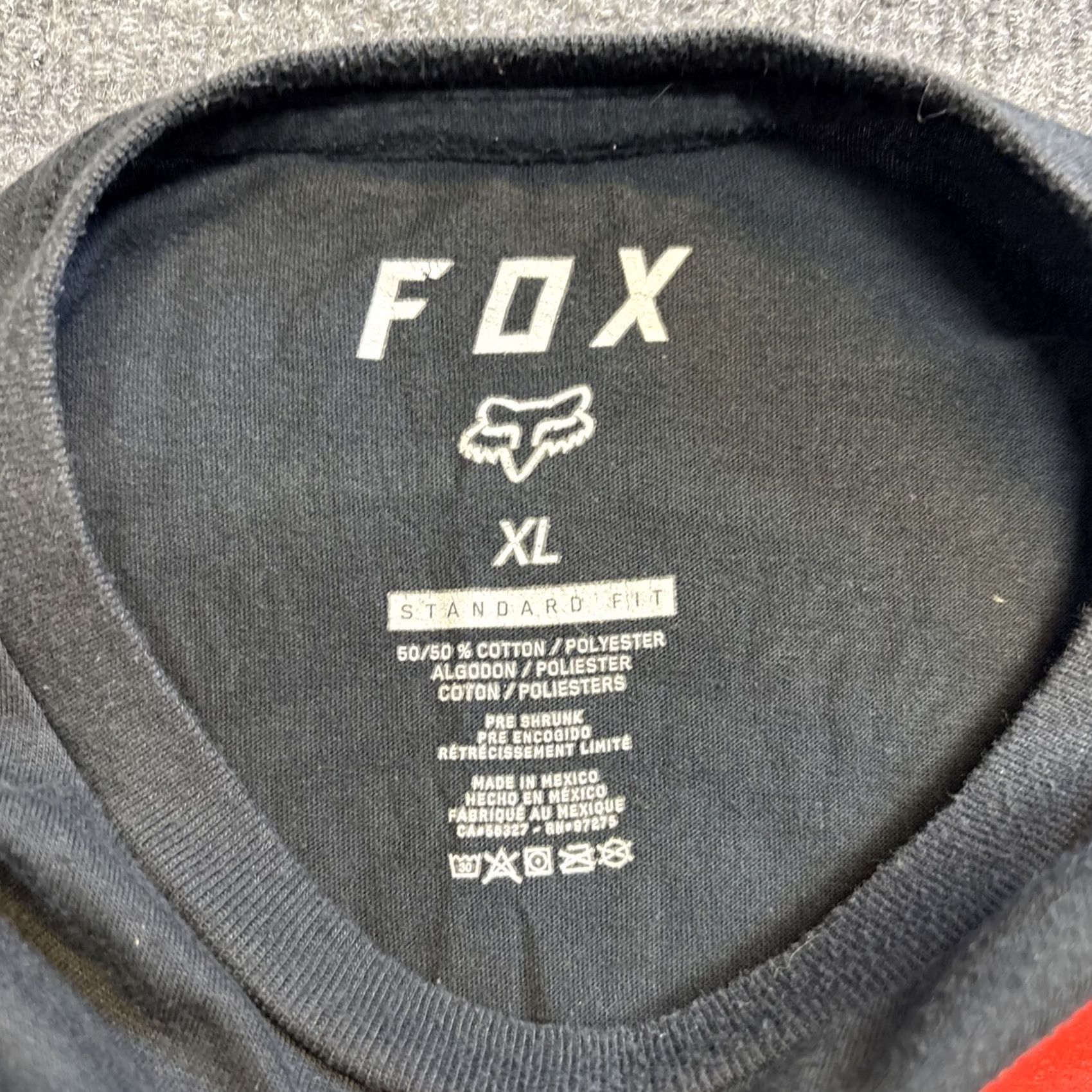 Vintage VINTAGE Y2K Fox Racing Graphic T-Shirt 360 Men’s XL Black Mens XL Fox Racing Graphic T-Shirt 360 Men’s XL Black Size US XL / EU 56 / 4 - 7 Thumbnail