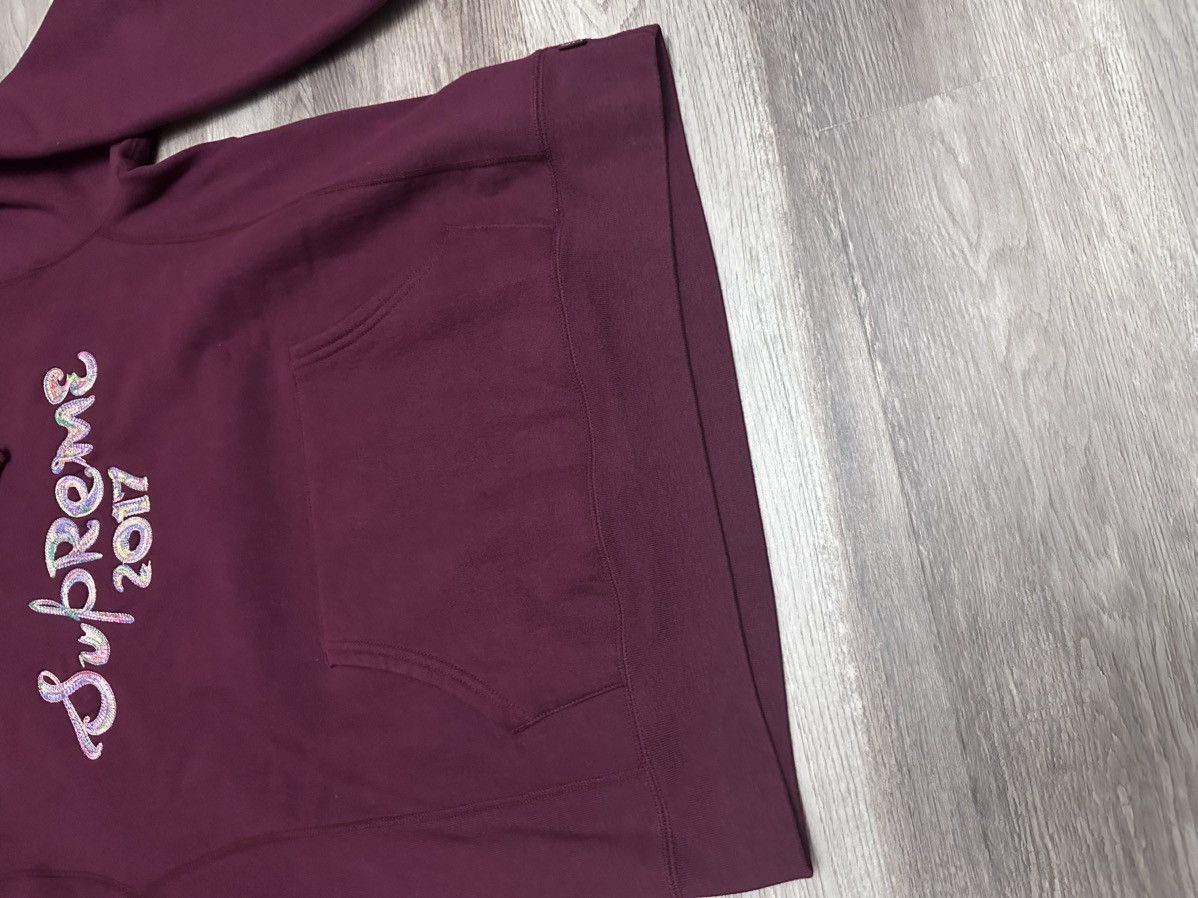 Supreme Embroidered Brush Logo Hooded Sweatshirt FW17 Size US XL / EU 56 / 4 - 3 Thumbnail