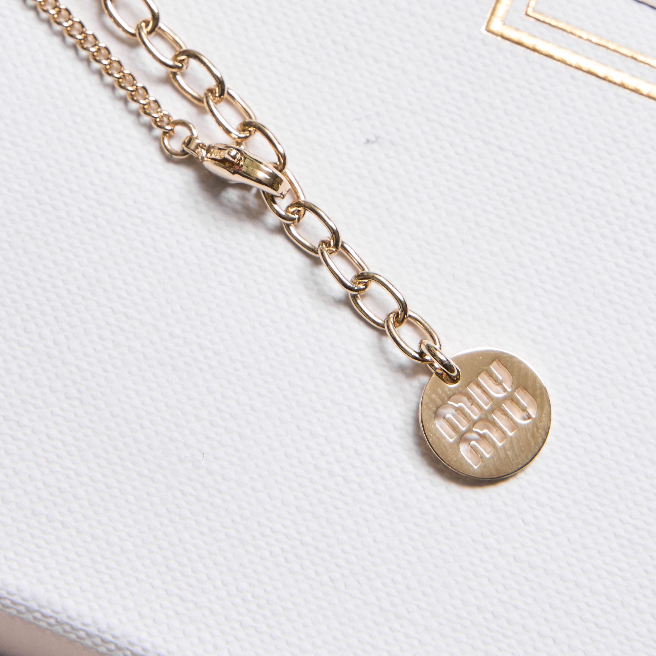 Miu Miu MIU MIU Metal Necklace Size ONE SIZE - 4 Thumbnail