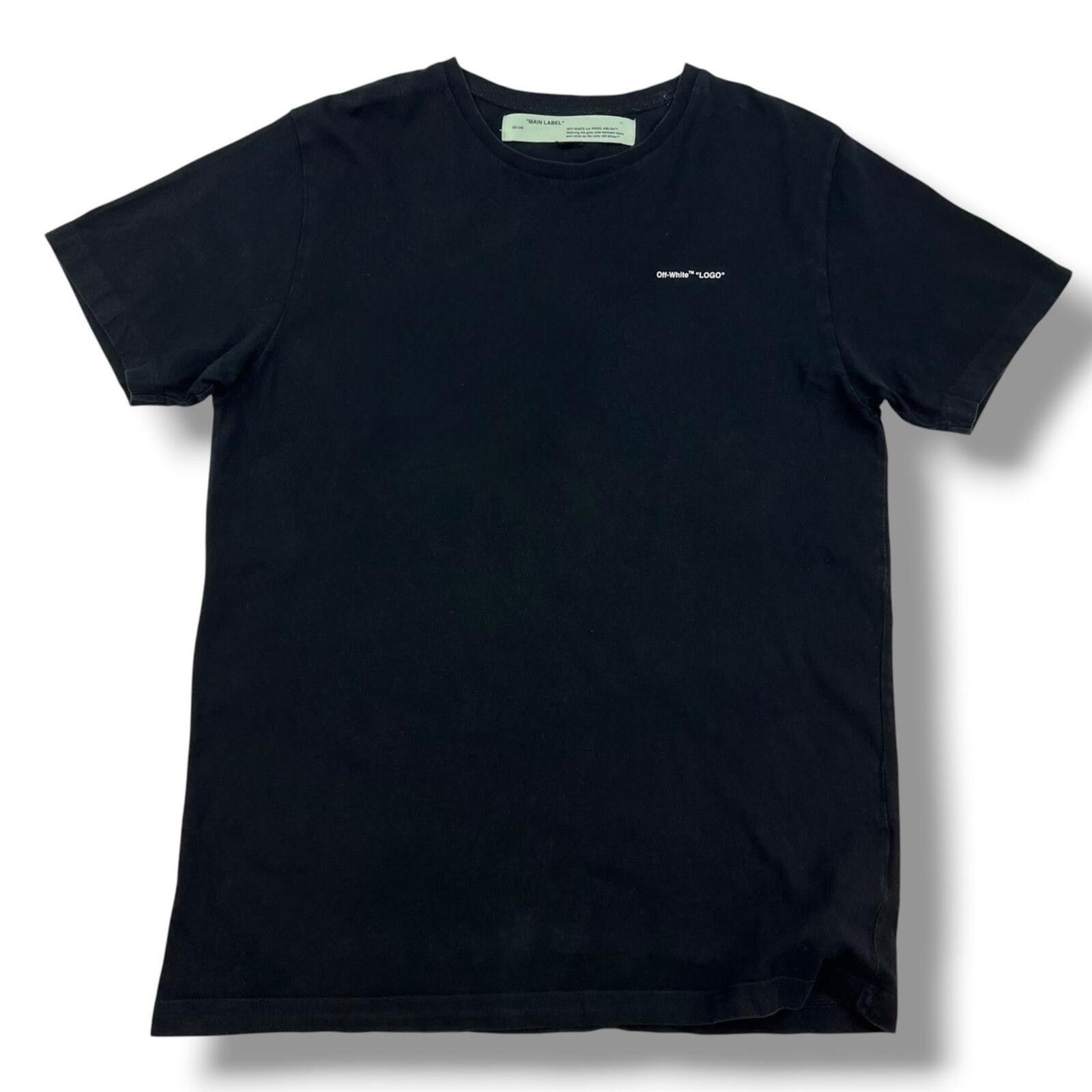 Off-White Off-White Mini Logo Black T Shirt Size US L / EU 52-54 / 3 - 2 Thumbnail