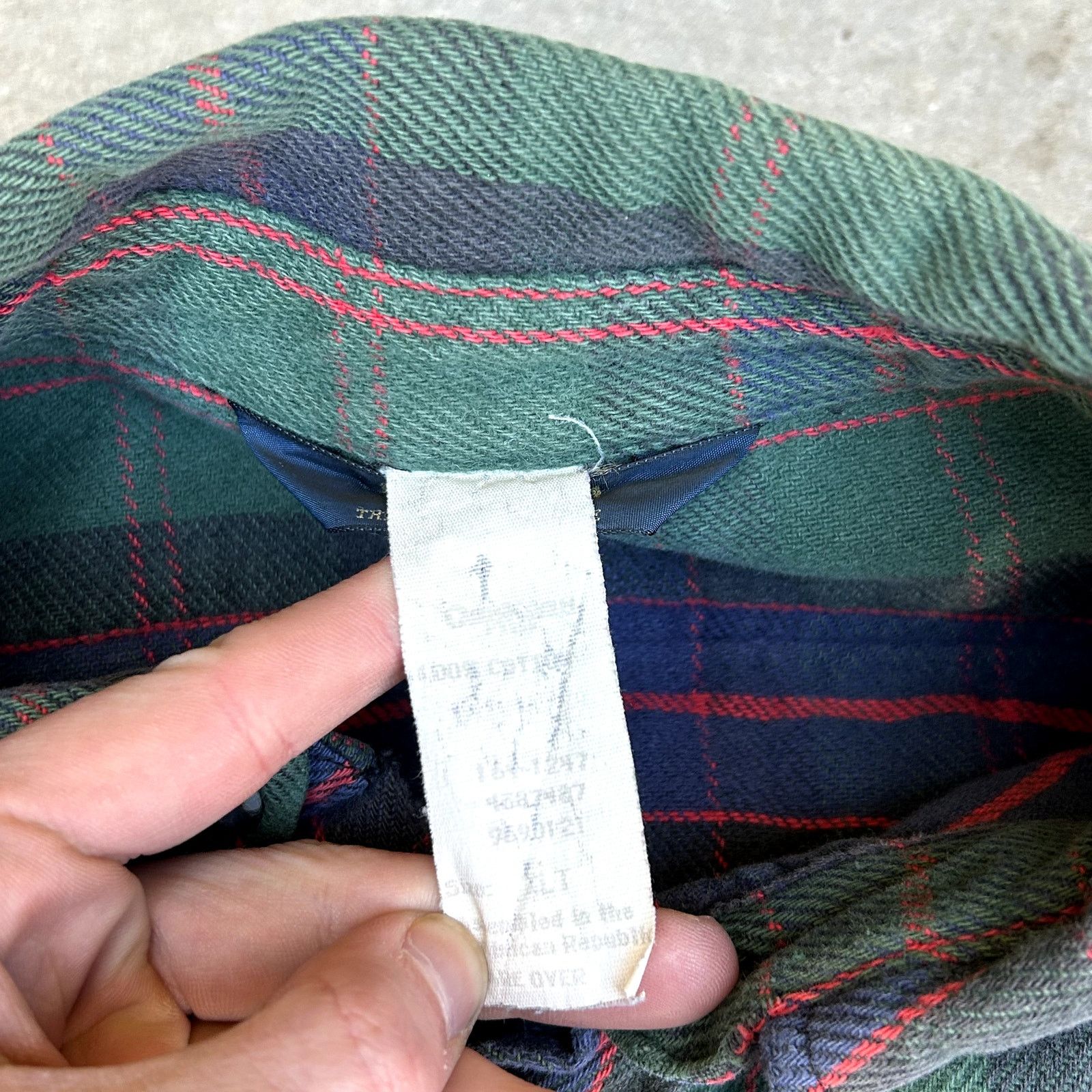 Oshkosh Vintage Oshkosh B'Gosh Flannel Sunfaded XLT Size US XL / EU 56 / 4 - 4 Thumbnail