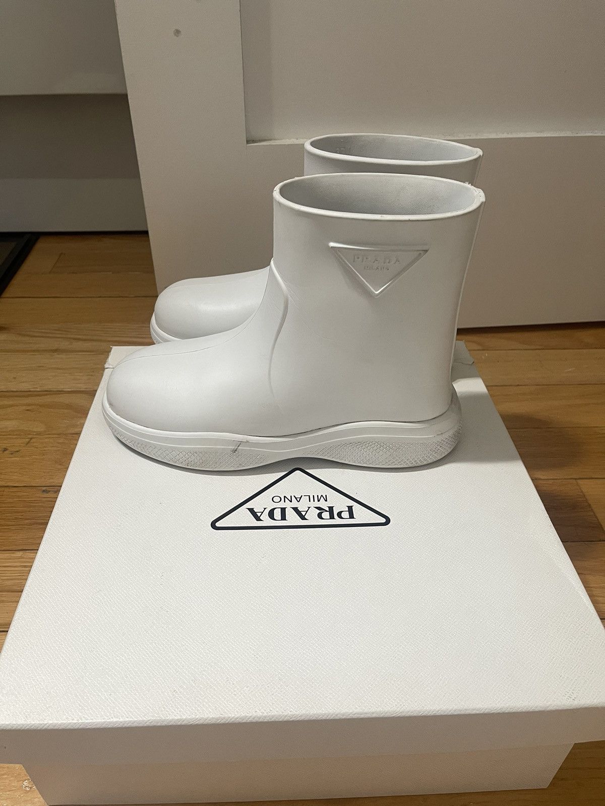 Prada Prada rain boots Size US 7.5 / IT 37.5 - 6 Thumbnail