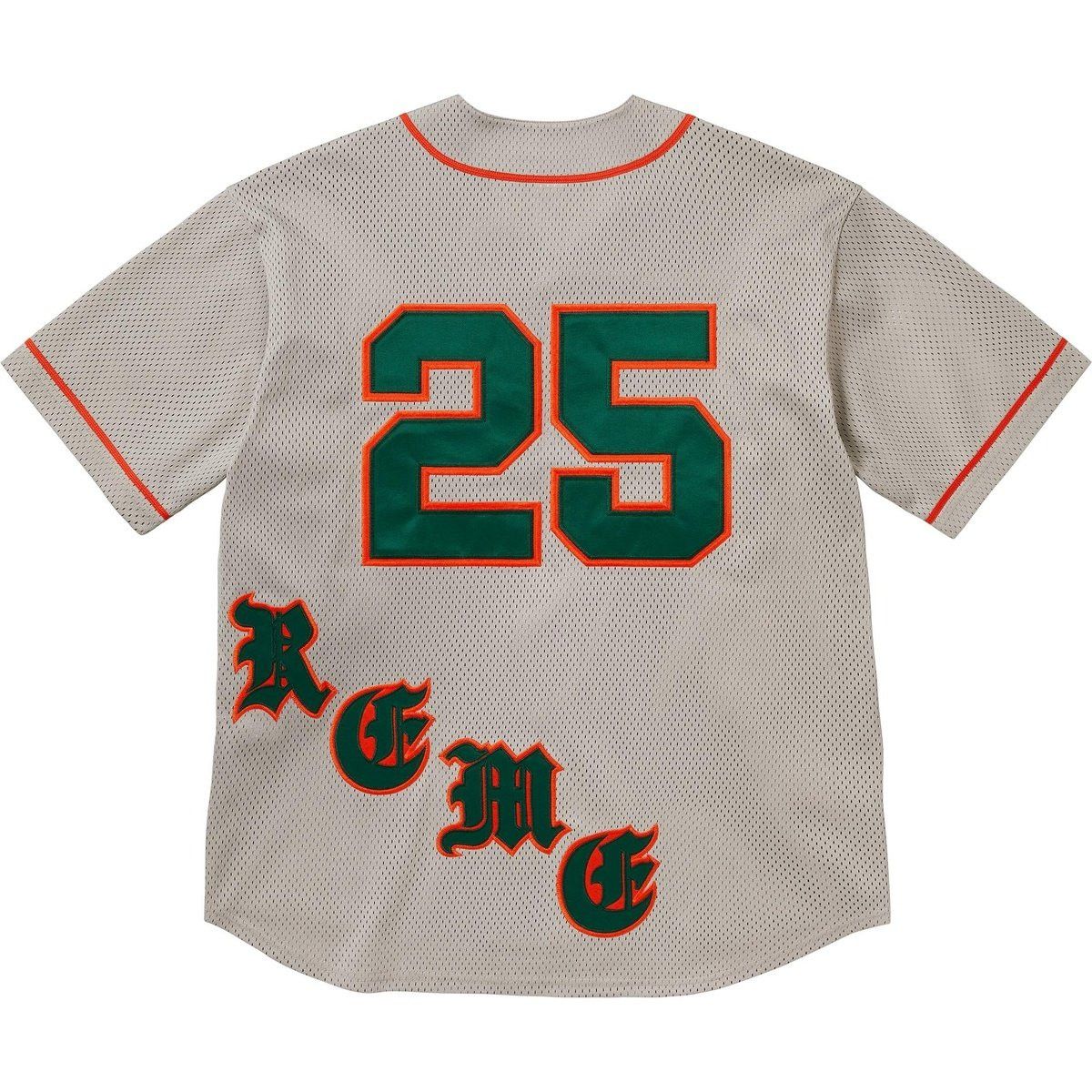 Supreme New Supreme Old English Baseball Jersey - Medium Size US M / EU 48-50 / 2 - 7 Thumbnail