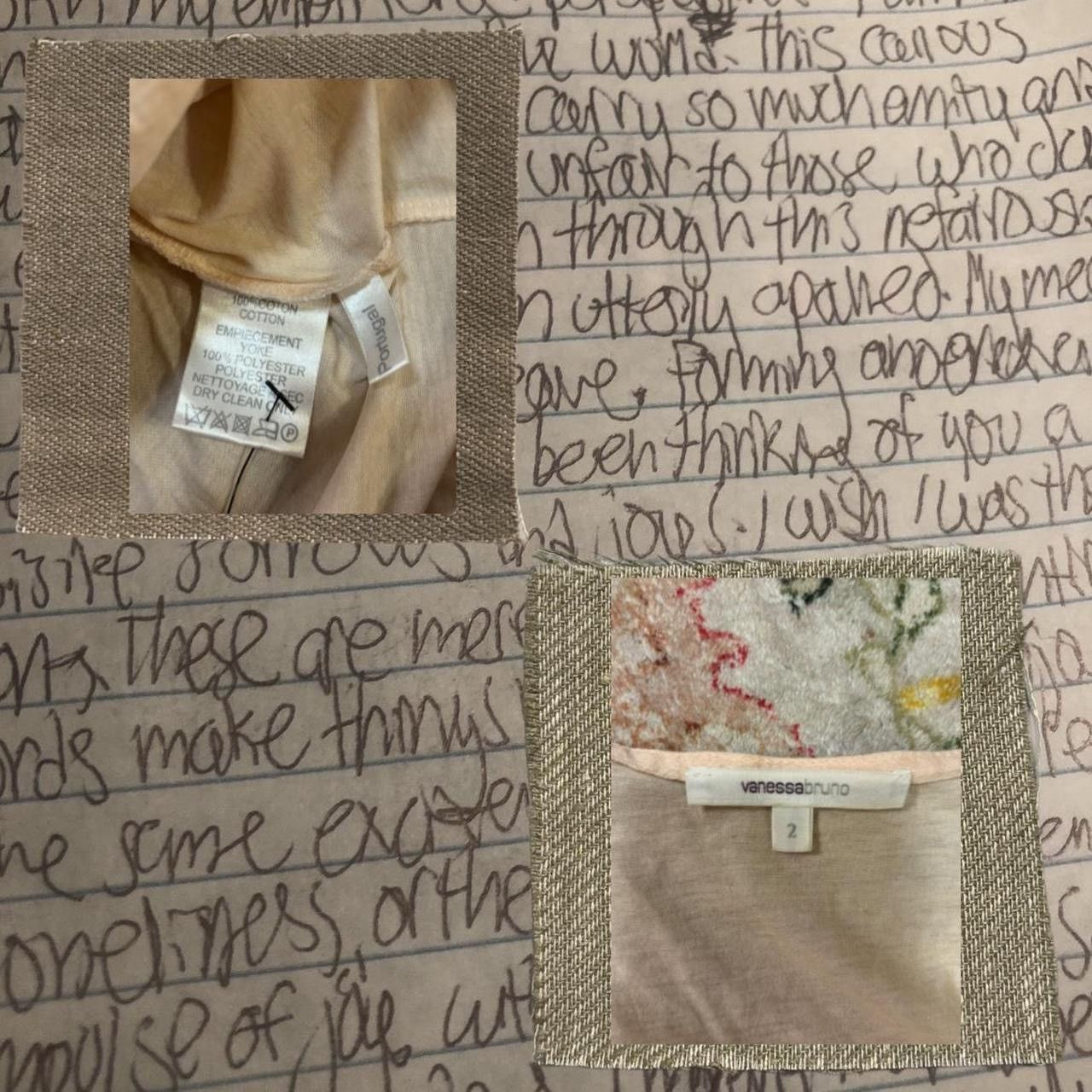 Vanessa Bruno sleeveless blouse with semi sheer layers Size XS / US 0-2 / IT 36-38 - 4 Thumbnail