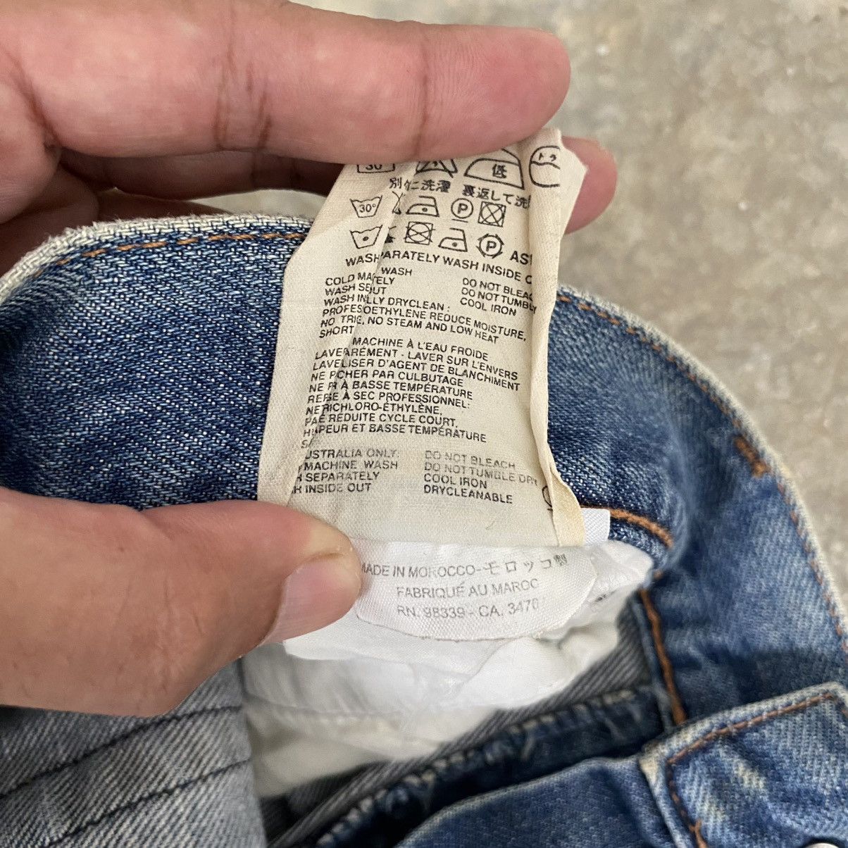 Prada 2000’s Prada Washed Blue Heel Bite Jeans Size US 34 / EU 50 - 23 Thumbnail