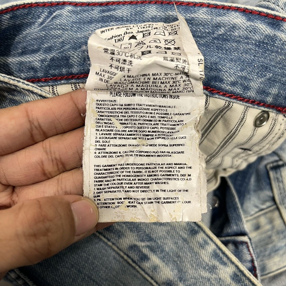 Replay Replay Distressed Zipper Fly Jeans W 36 Size US 36 / EU 52 - 23 Thumbnail
