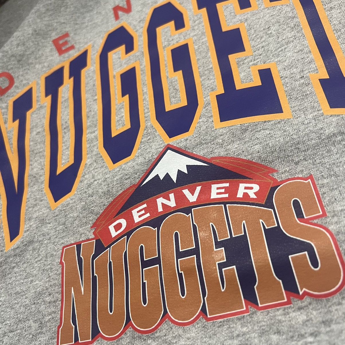 NBA × Vintage Vintage 1995 Denver Nuggets NBA crewneck sweatshirt. Size US XL / EU 56 / 4 - 6 Thumbnail