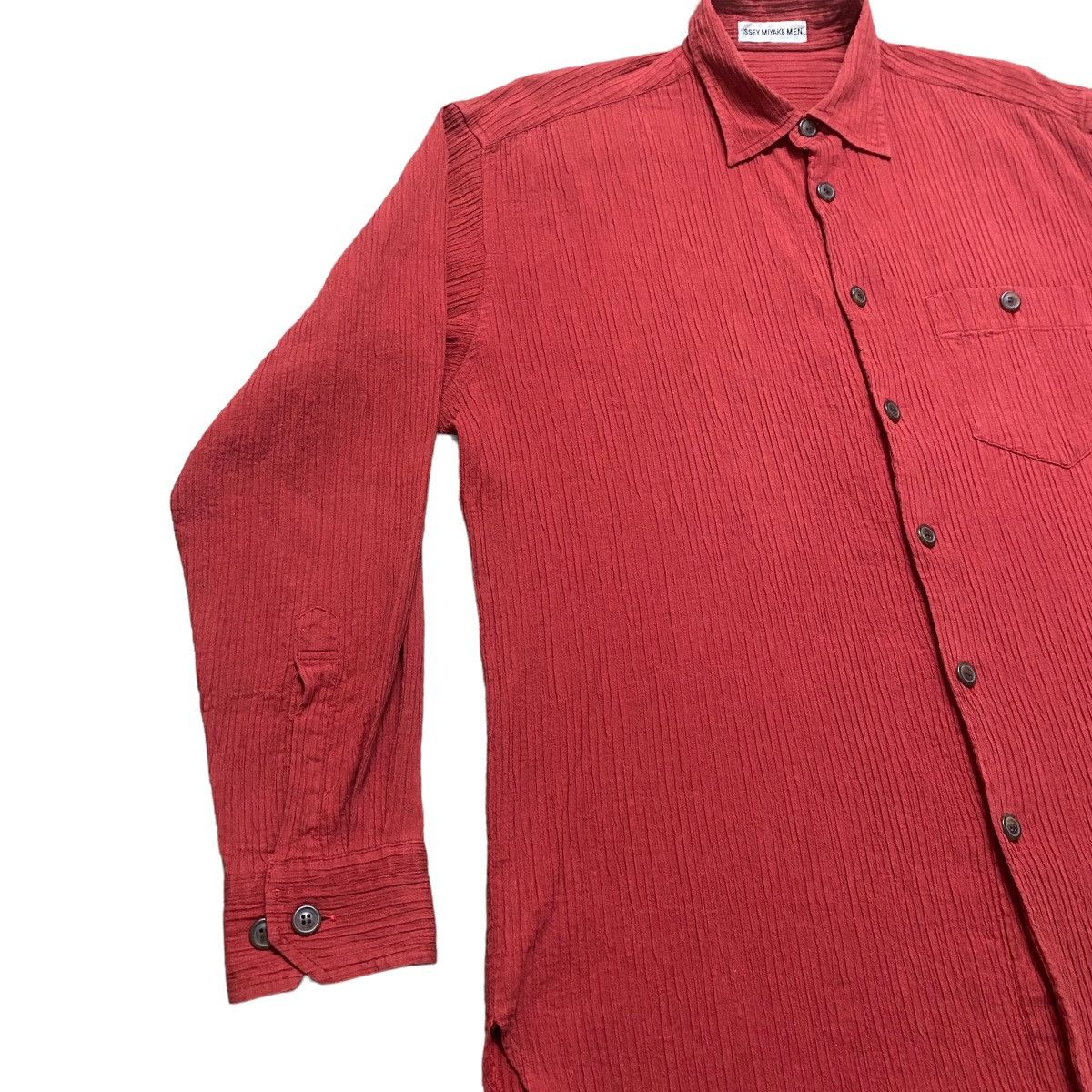 Issey Miyake Issey Miyake Men Pleated Shirt Oversized Size US M / EU 48-50 / 2 - 6 Thumbnail