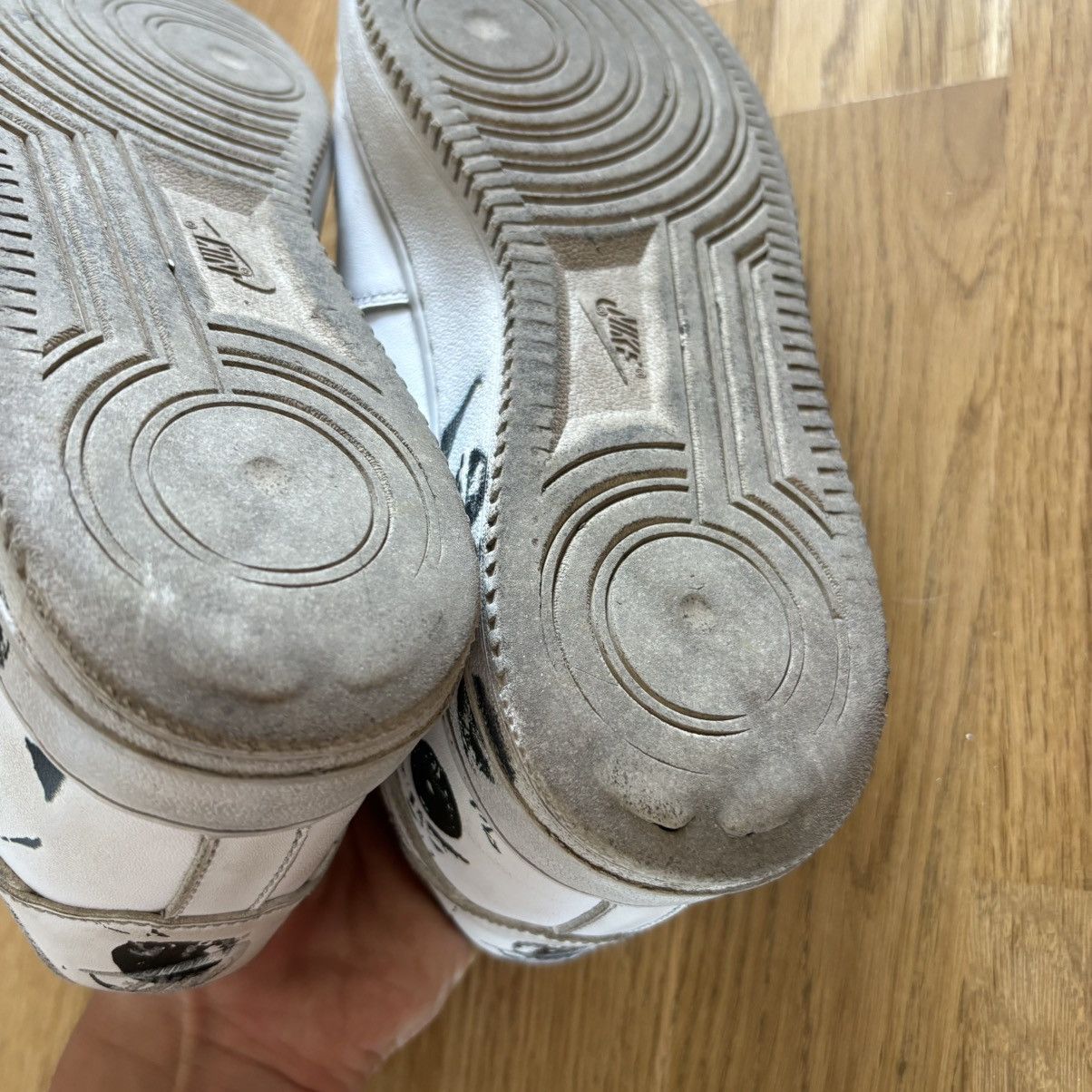 Nike CDG Comme Des Garcons Supreme White Air Force 1 Size US 8.5 / EU 41-42 - 9 Thumbnail