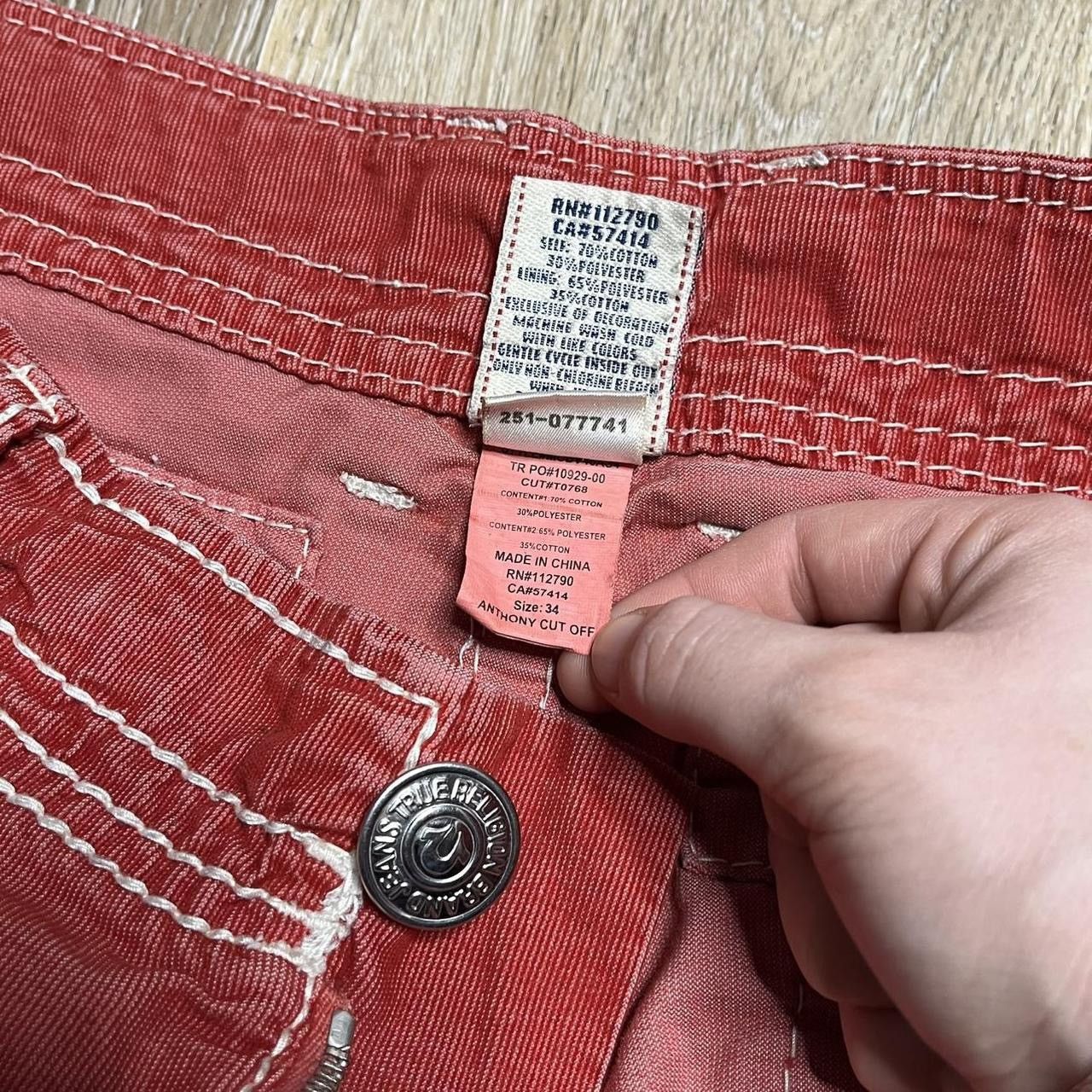 True Religion × Vintage baggy 00s true religion cargos Size US 34 / EU 50 - 6 Thumbnail