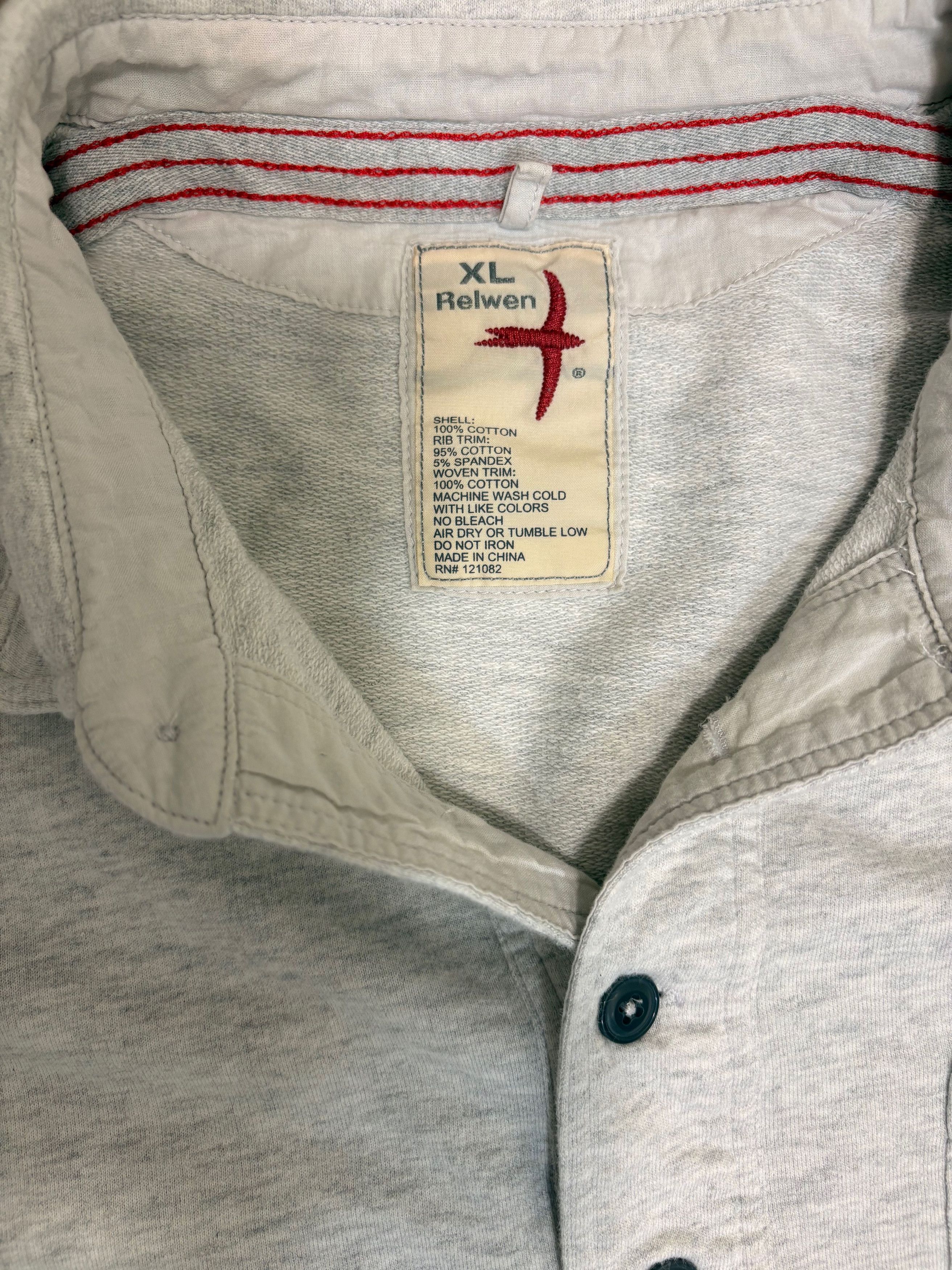 Relwen Frenchloop Longsleeve Polo Size US XL / EU 56 / 4 - 2 Thumbnail