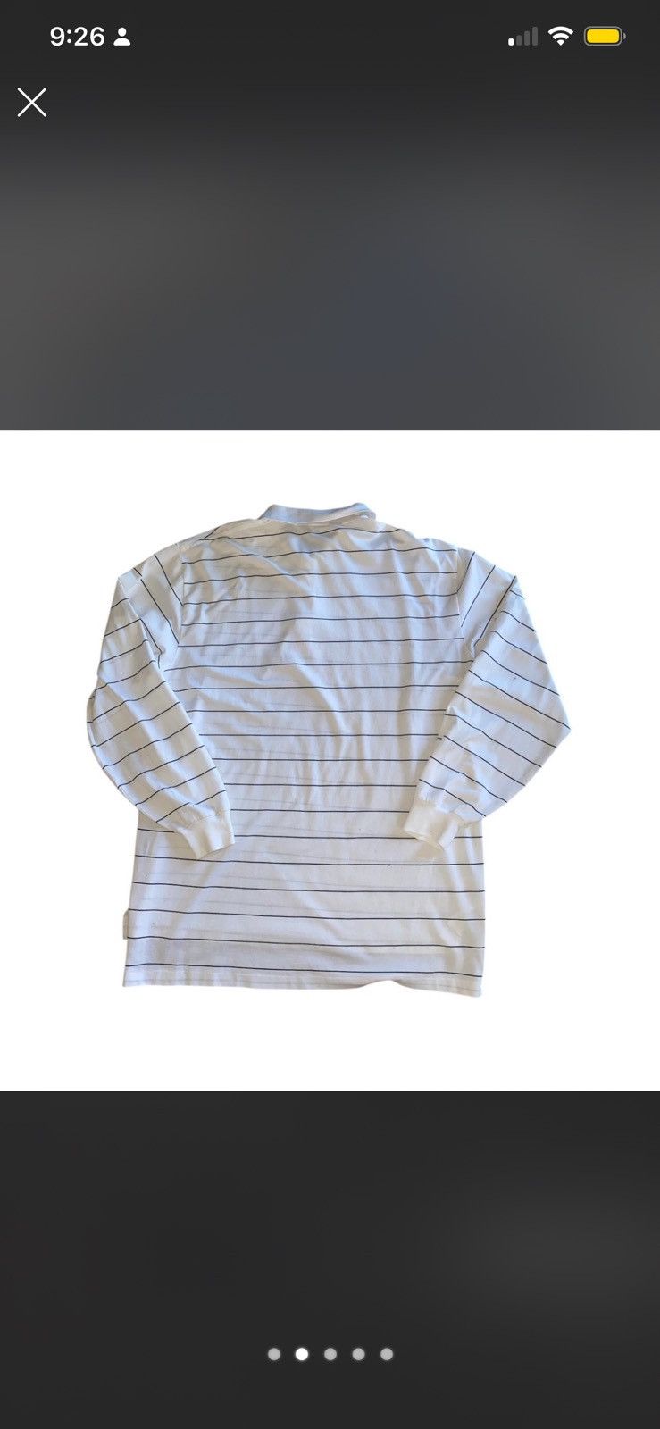 Polo Ralph Lauren Polo White Black Stripe Longsleeve Size US L / EU 52-54 / 3 - 2 Thumbnail
