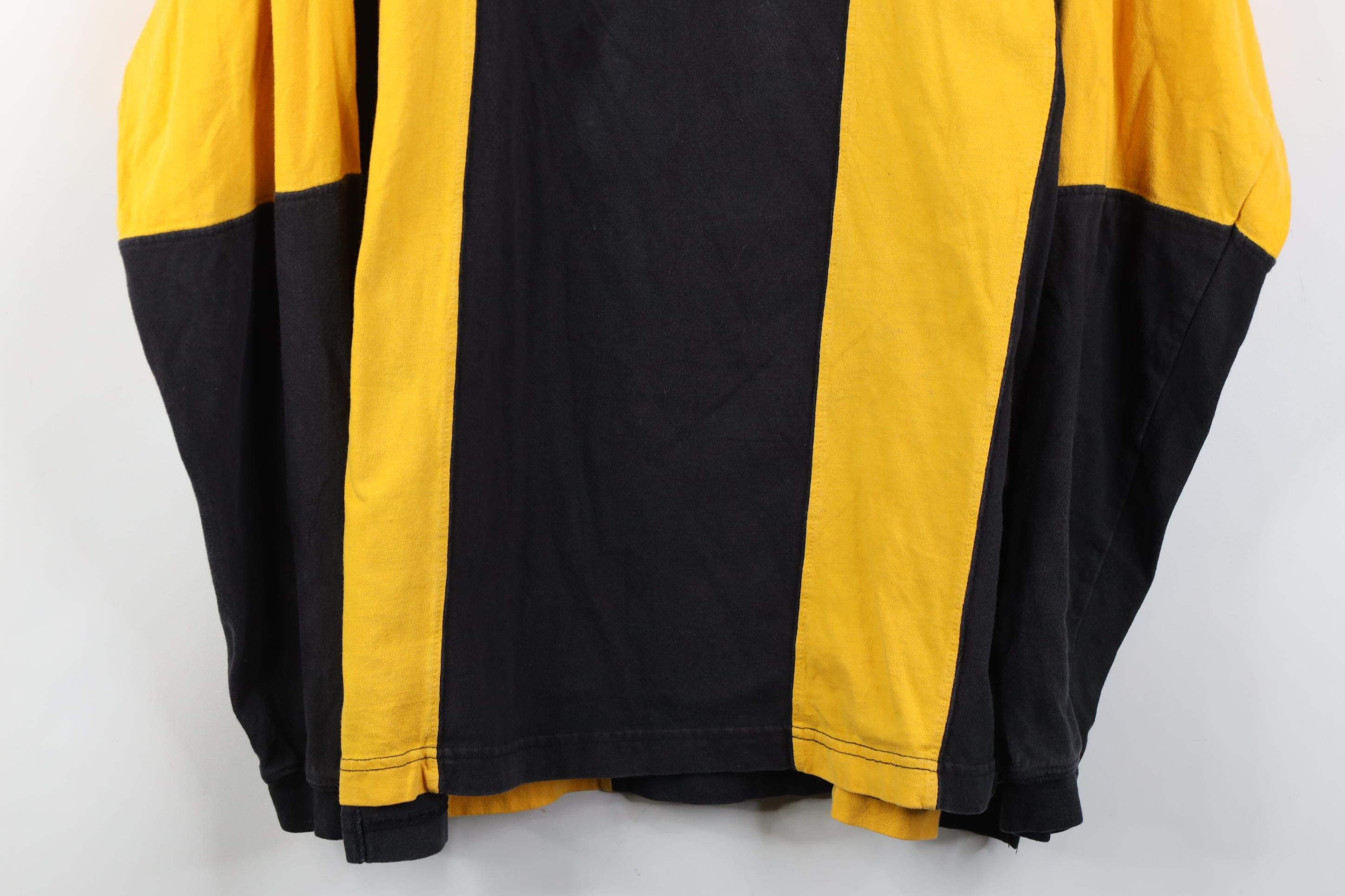 Vintage Vintage Y2K 2000 Pittsburgh Football Long Sleeve Rugby Polo Size US L / EU 52-54 / 3 - 3 Thumbnail