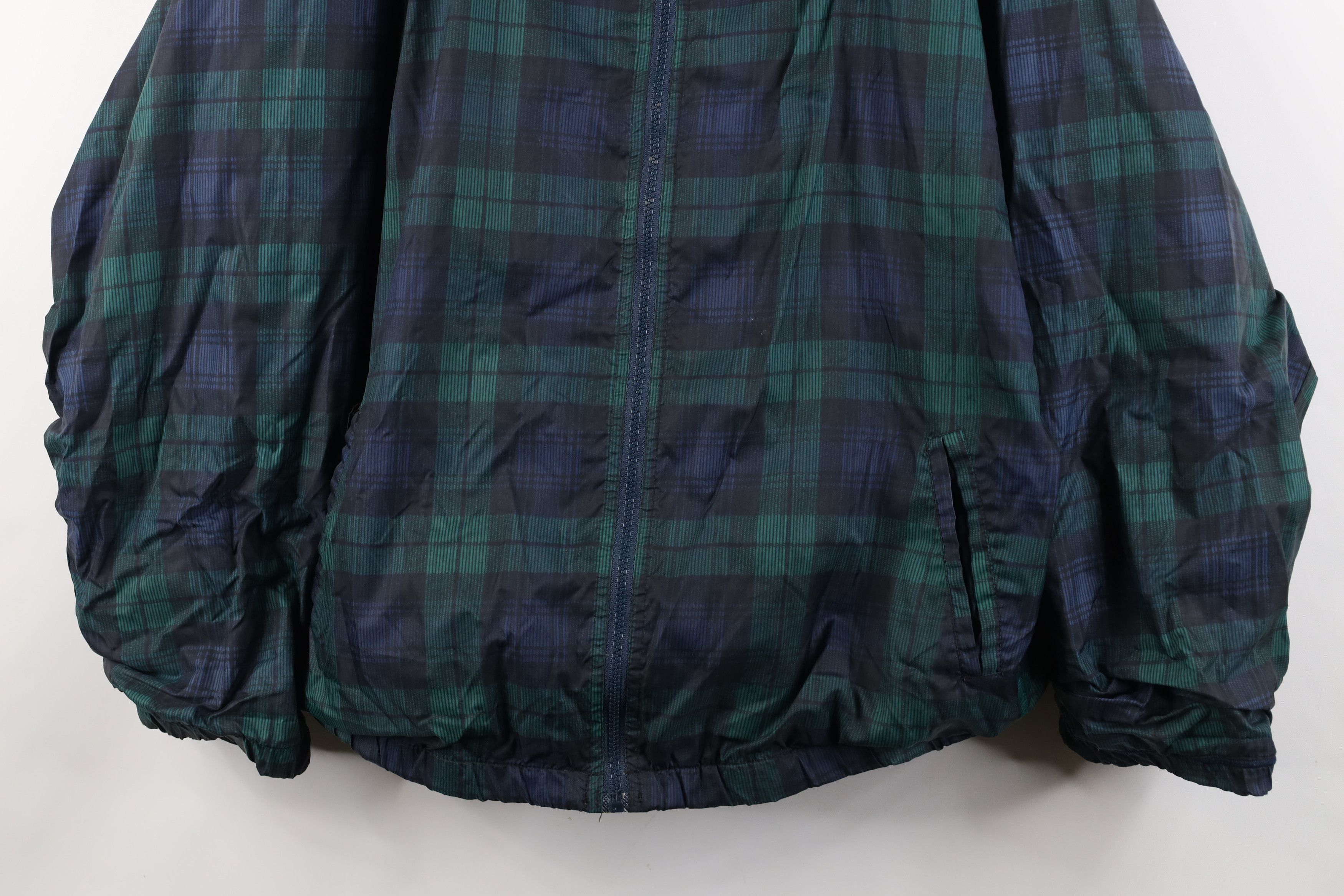 Vintage Vintage 90s Streetwear Fit Full Zip Windbreaker Jacket Plaid Size US XL / EU 56 / 4 - 3 Thumbnail