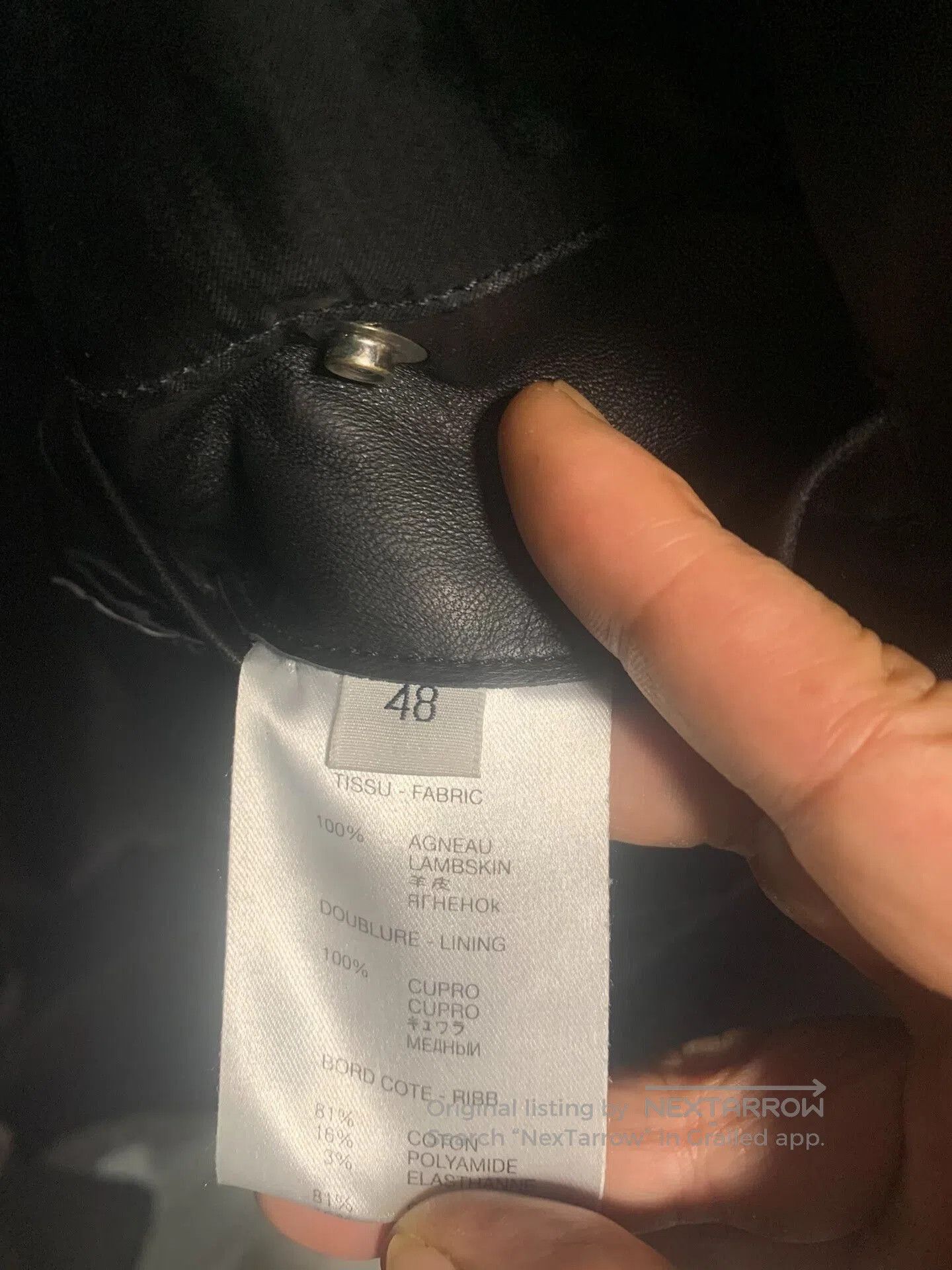 Givenchy givenchy classic star leather jacket size 48. Size US L / EU 52-54 / 3 - 6 Thumbnail