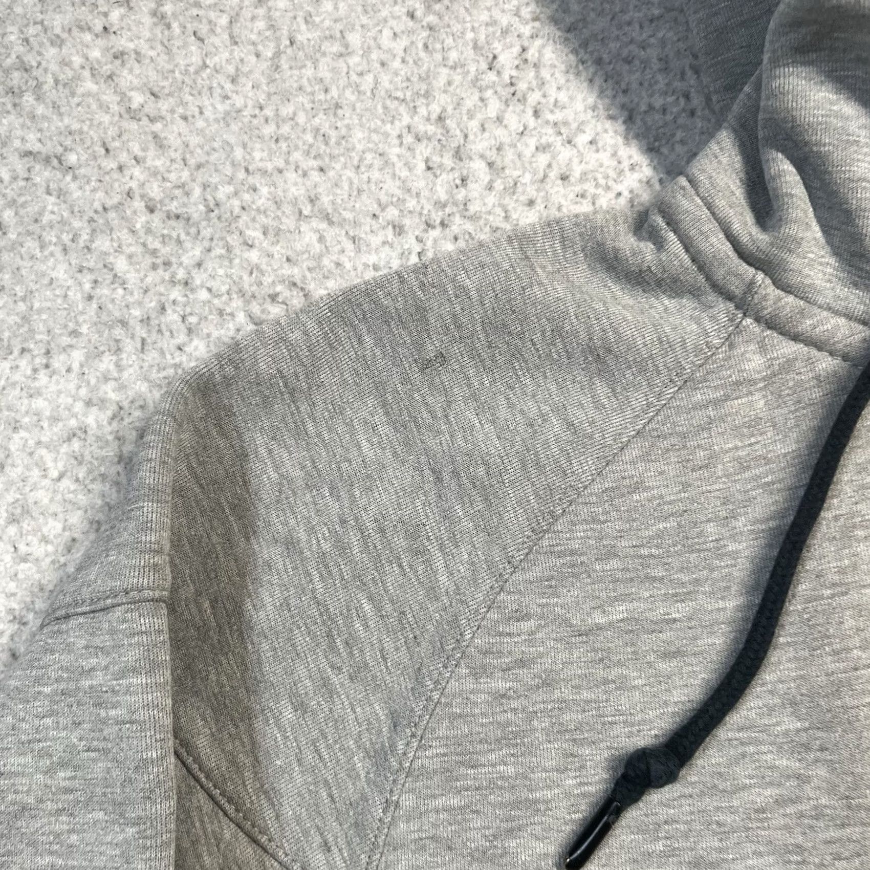 Nike Nike Tech Fleece Hoodie Mens L Gray Full Zip Nike Windrunner Swoosh Logo Sweatshirt Jacket Size US L / EU 52-54 / 3 - 6 Thumbnail