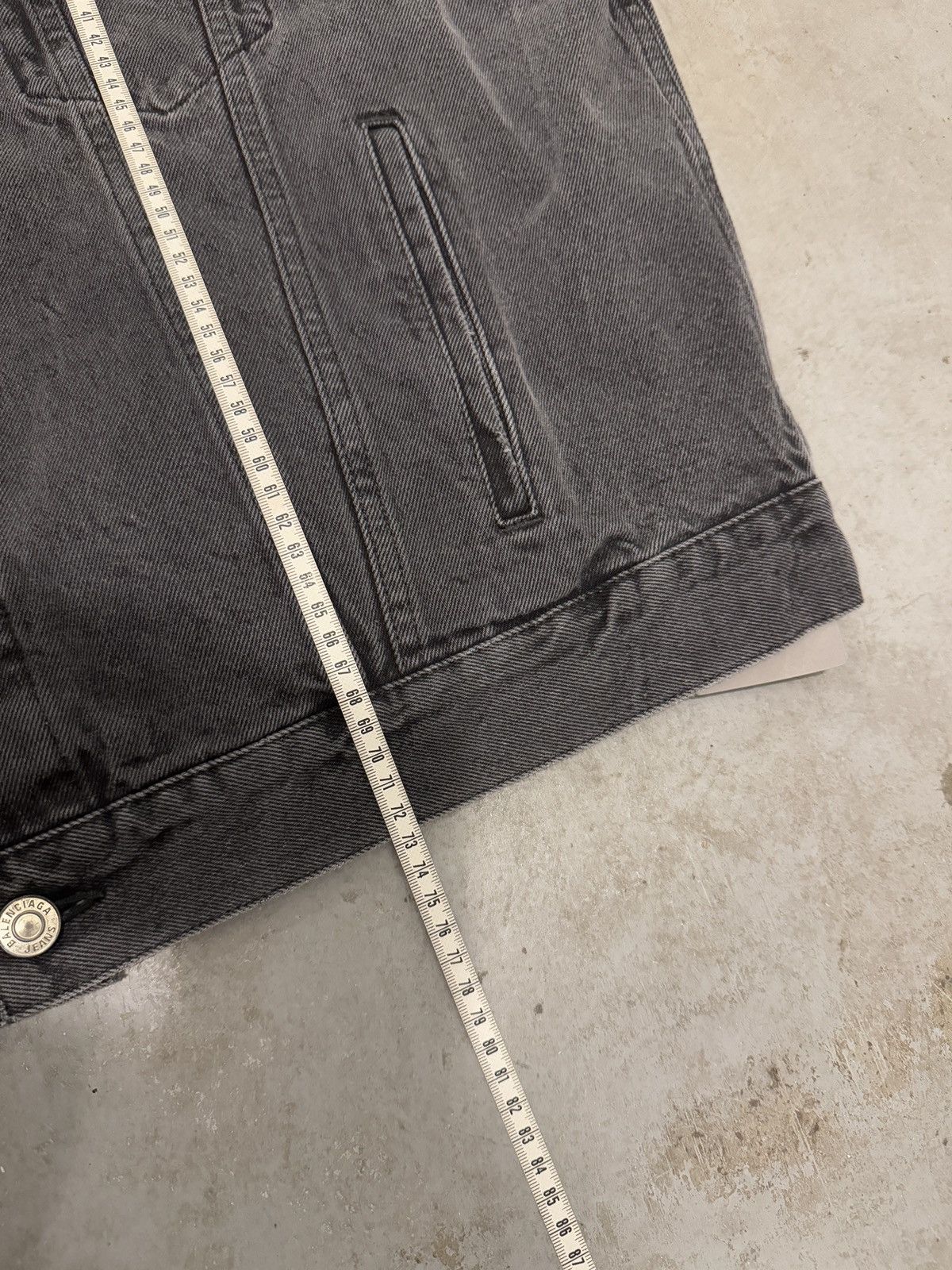 Balenciaga *RARE* 163/200 BALENCIAGA X FORTNITE DEMNA GREY DENIM JACKET Size US M / EU 48-50 / 2 - 11 Thumbnail