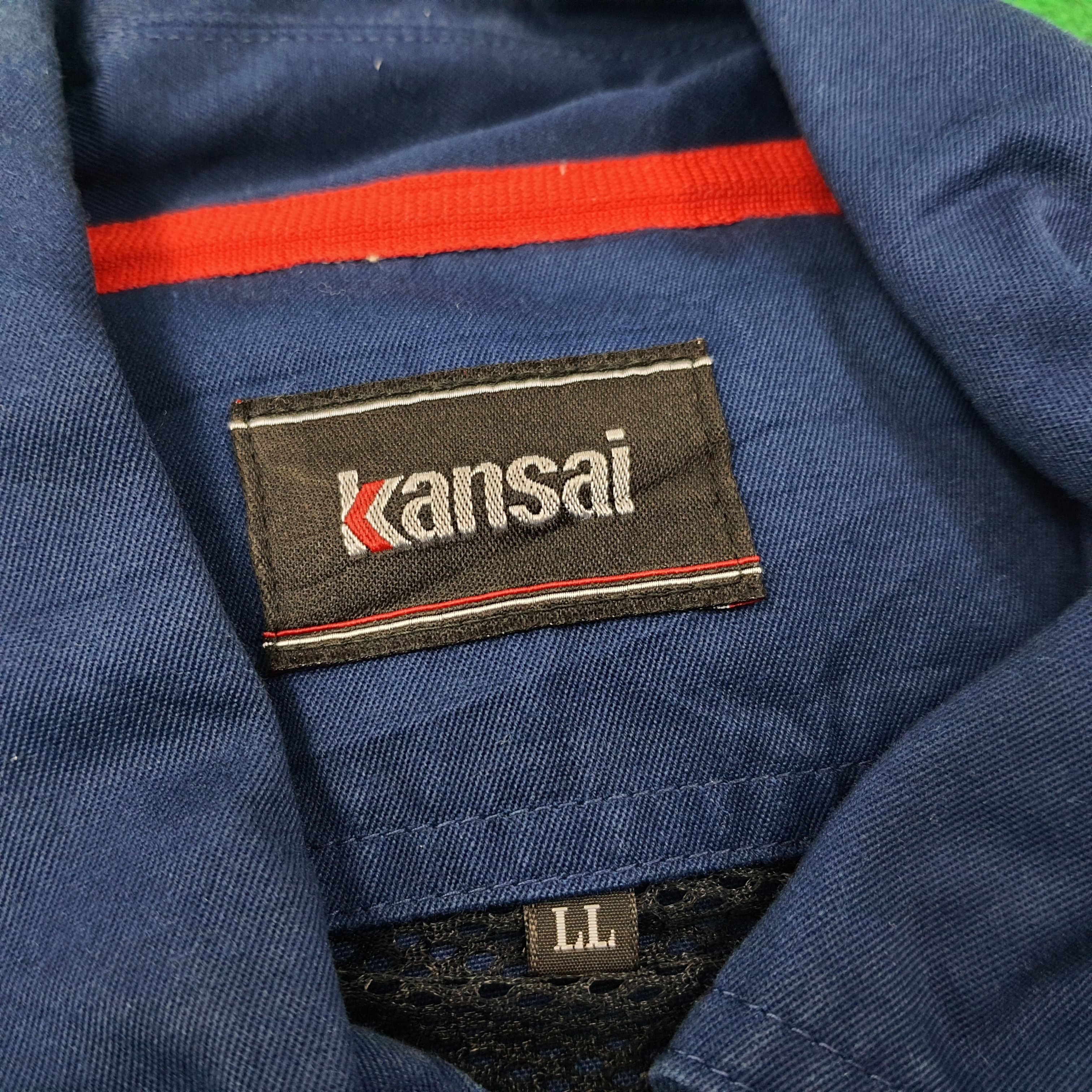 Japanese Brand Vintage Kansai Custom Skull Logo Workwear Jacket C246N8 Size US L / EU 52-54 / 3 - 5 Thumbnail