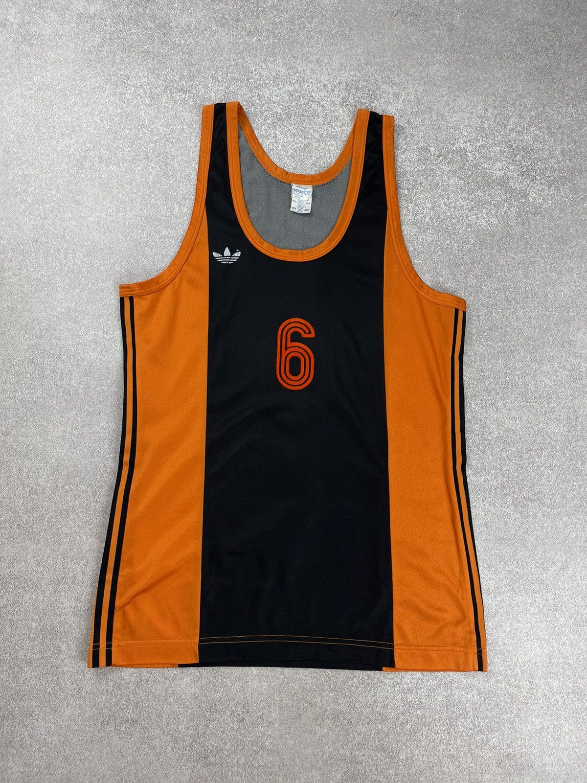 Adidas Vintage Adidas 70-80’s Tank Top Running Jersey #6 Size M-L Size US M / EU 48-50 / 2 - 1 Thumbnail