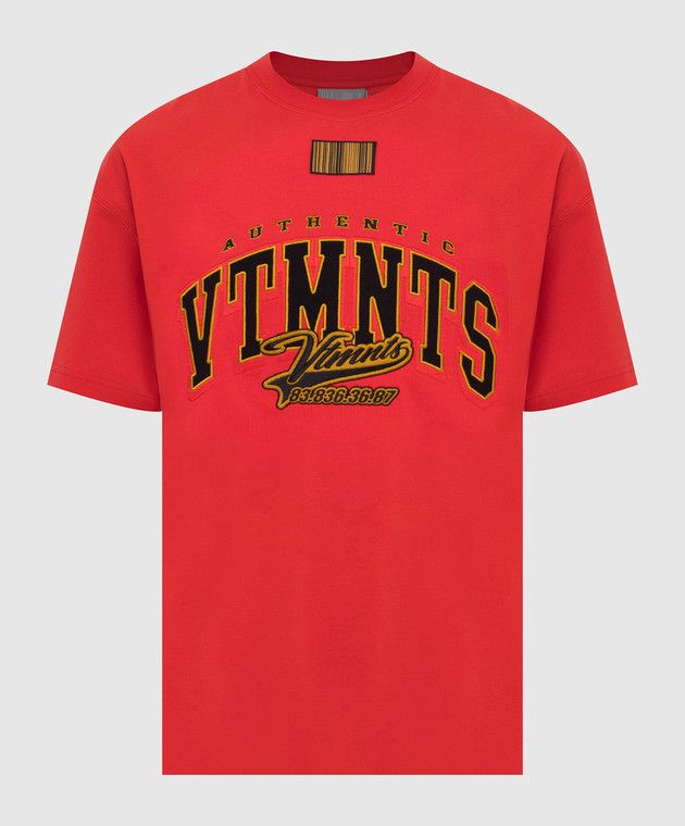 Vetements o1y0924 T-Shirt in Red/Black Size US L / EU 52-54 / 3 - 1 Thumbnail