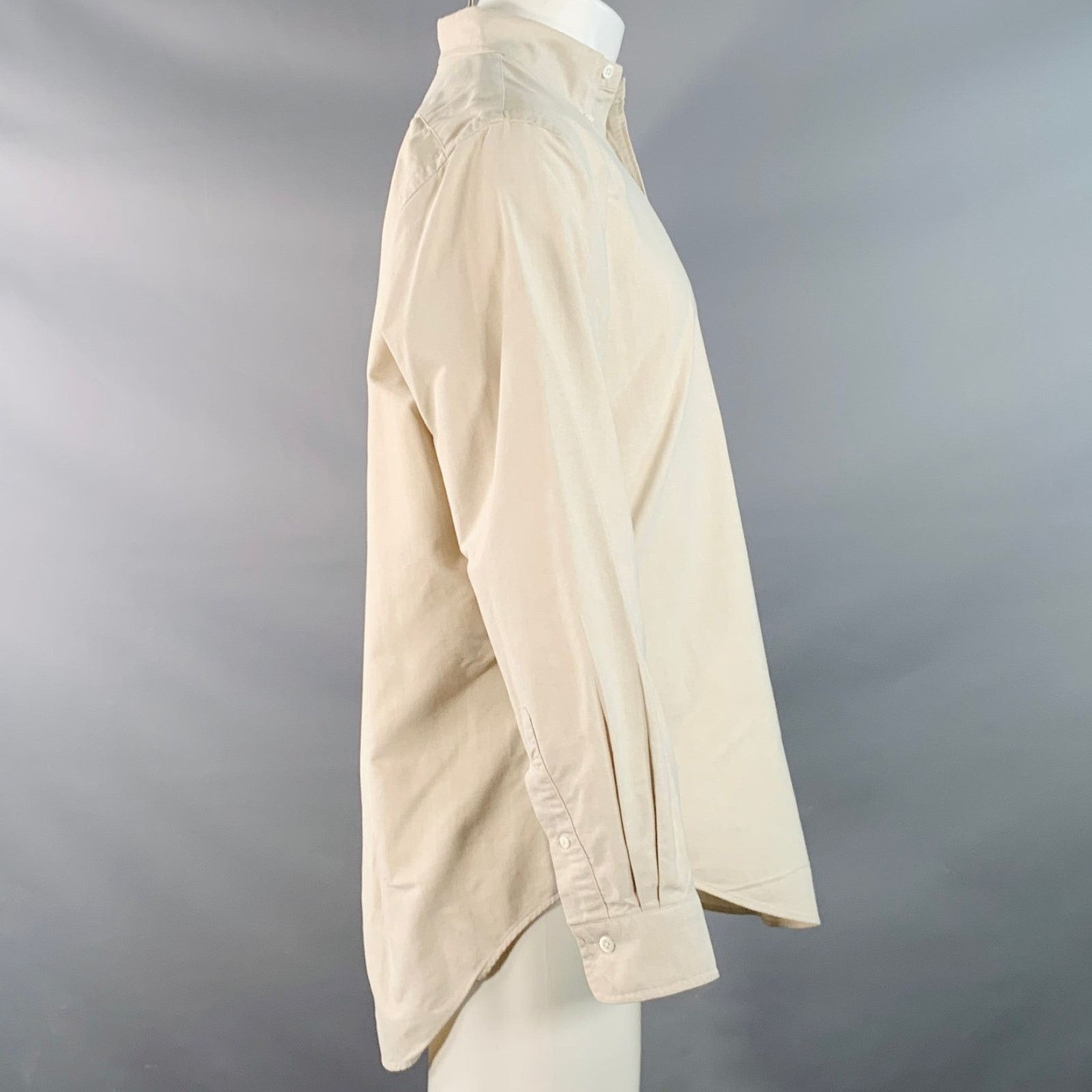 Ralph Lauren Size S Beige Cotton Button Down Collar Long Sleeve Shirt Size US S / EU 44-46 / 1 - 3 Thumbnail