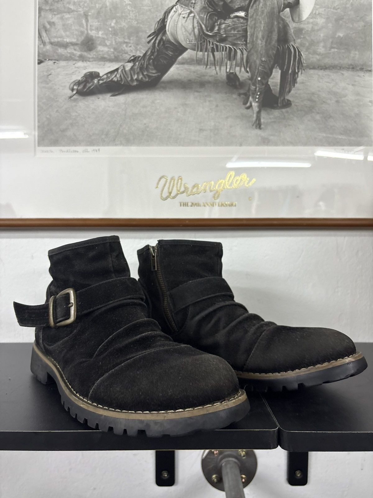 Dirk Bikkembergs Suede Slouch Engineered Zipper Boots Size US 8.5 / EU 41-42 - 13 Thumbnail