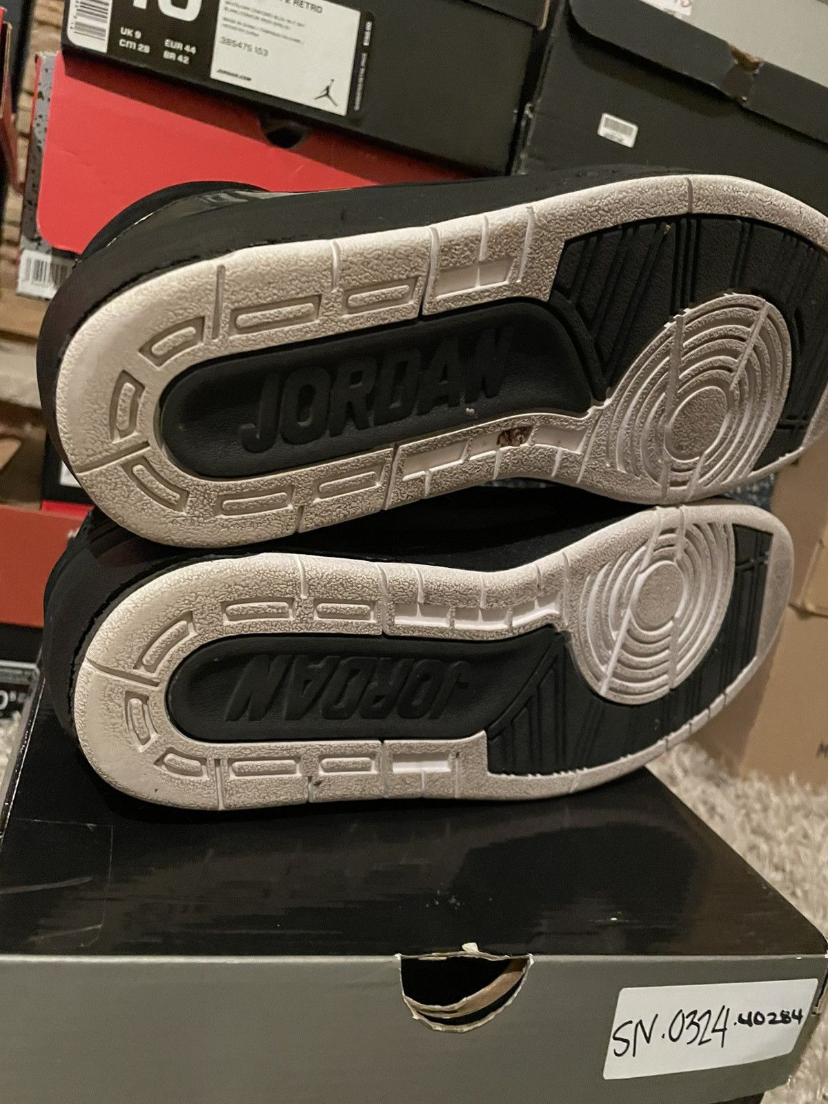 Jordan Brand Jordan 2 QF Black White Size US 8.5 / EU 41-42 - 9 Thumbnail