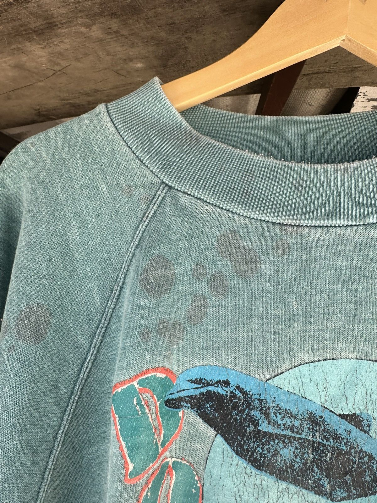 Other Vintage Crewneck Dolphins de Miami Aquaman Distressed Size US XL / EU 56 / 4 - 6 Thumbnail