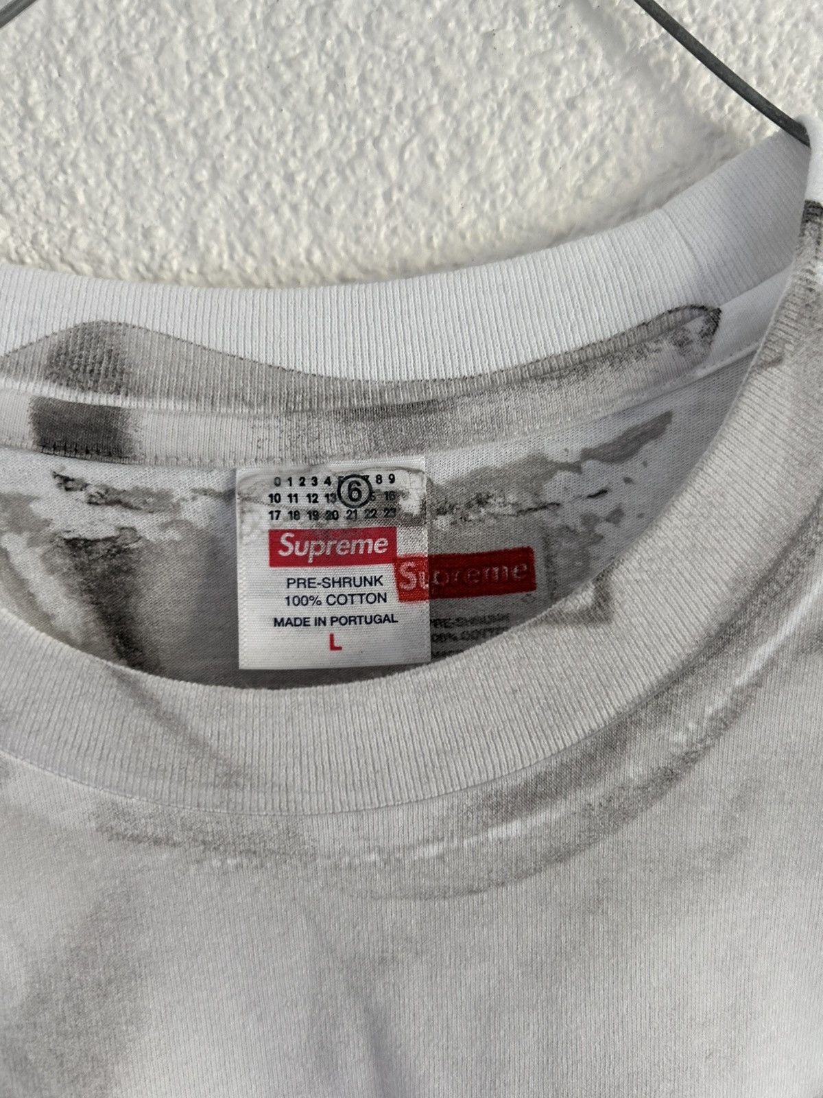 Maison Margiela × Supreme Supreme MM6 box logo tee Size US L / EU 52-54 / 3 - 3 Thumbnail