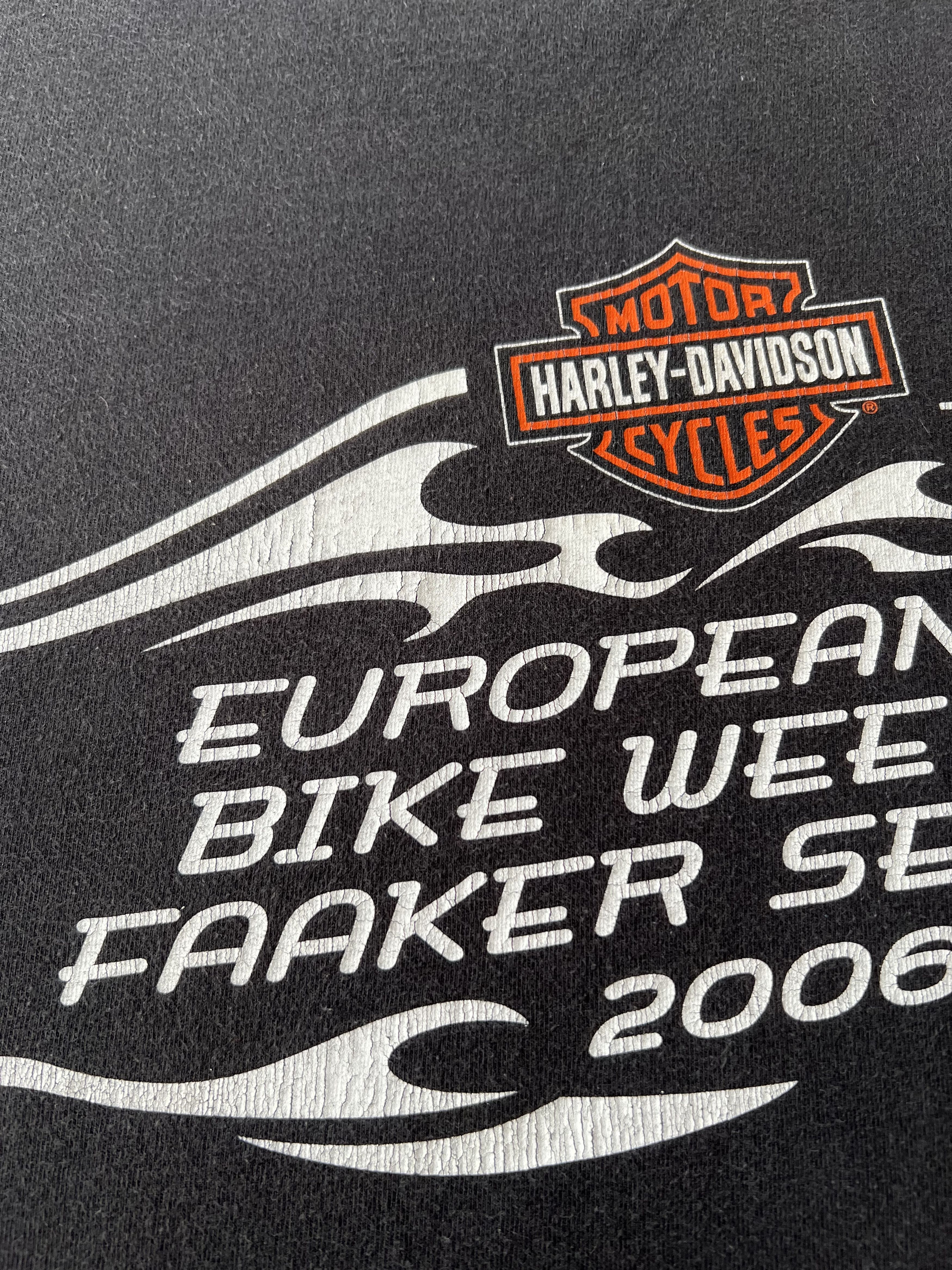 Harley Davidson Vintage 2006 Harley Davidson Motorcycle Bike Week T-shirt Size US XL / EU 56 / 4 - 12 Thumbnail