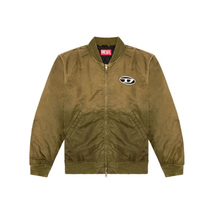 Diesel Diesel Olive Green Long Sleeve Jacket 0079 Size US M / EU 48-50 / 2 - 1 Thumbnail