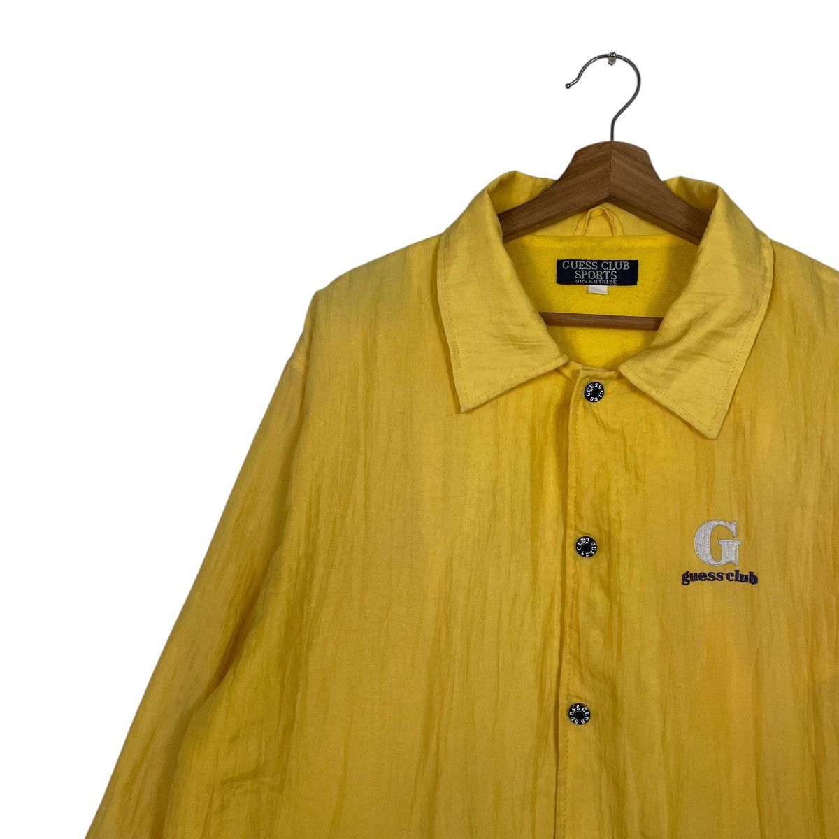Guess Guess Club Sports Yellow Jacket Size US L / EU 52-54 / 3 - 6 Thumbnail