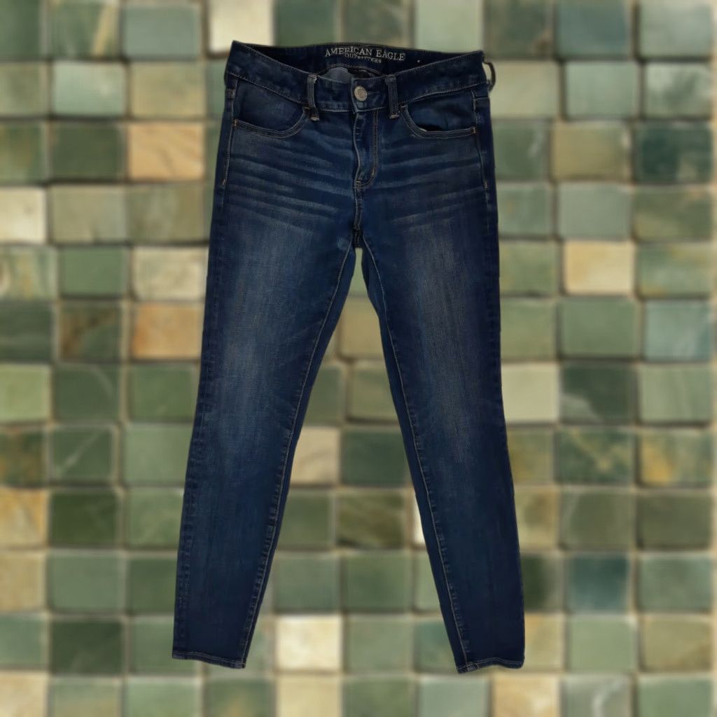 American Eagle Outfitters American Eagle Outfitters Jeans Skinny Stretch Denim Jegging Women 6 Reg Blue Cotton Blend Denim Size 28" / US 6 / IT 42 - 1 Thumbnail