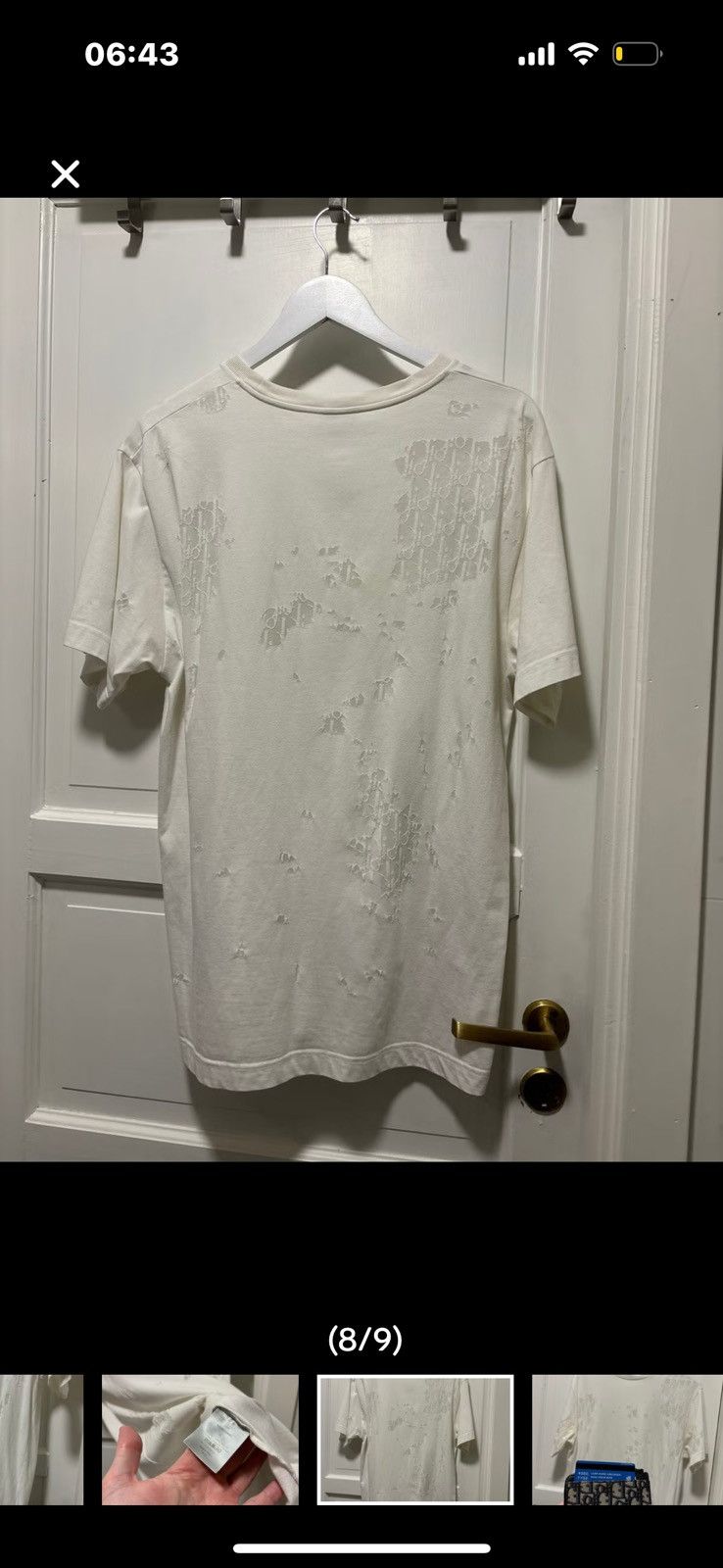 Dior Dior logo tee Size US L / EU 52-54 / 3 - 7 Thumbnail