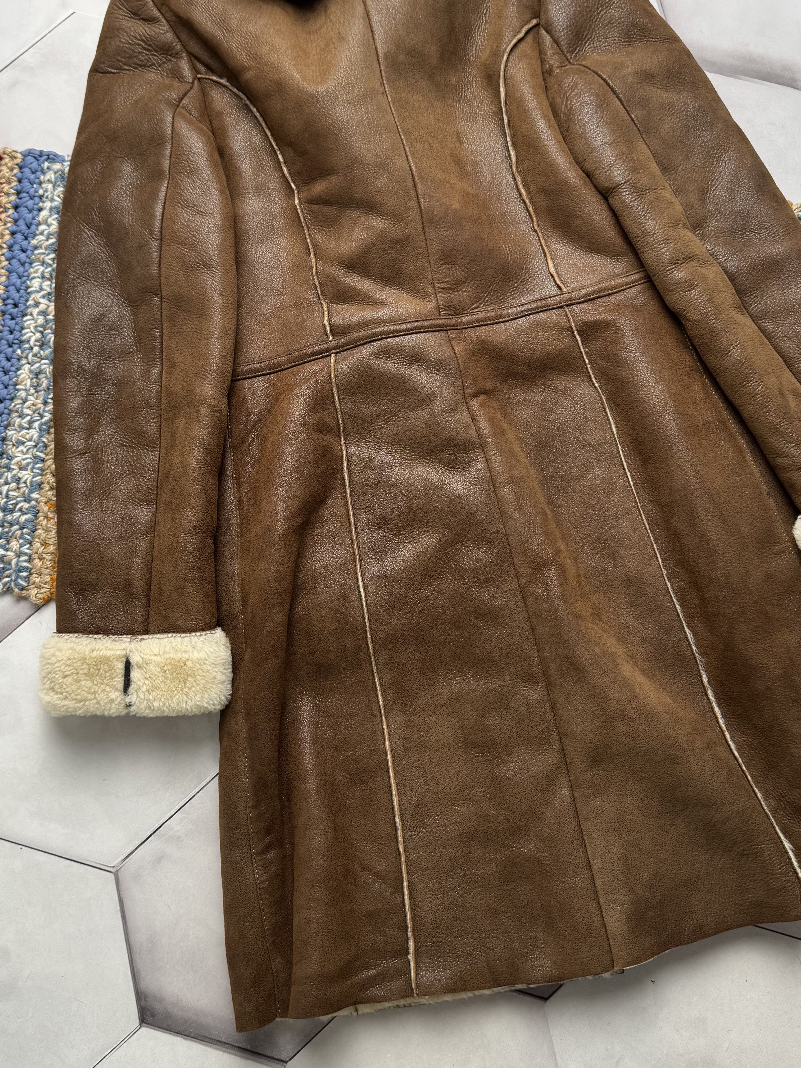 Japanese Brand Vintage Real Sheepskin Hooded Coat (E4) Size S / US 4 / IT 40 - 12 Thumbnail