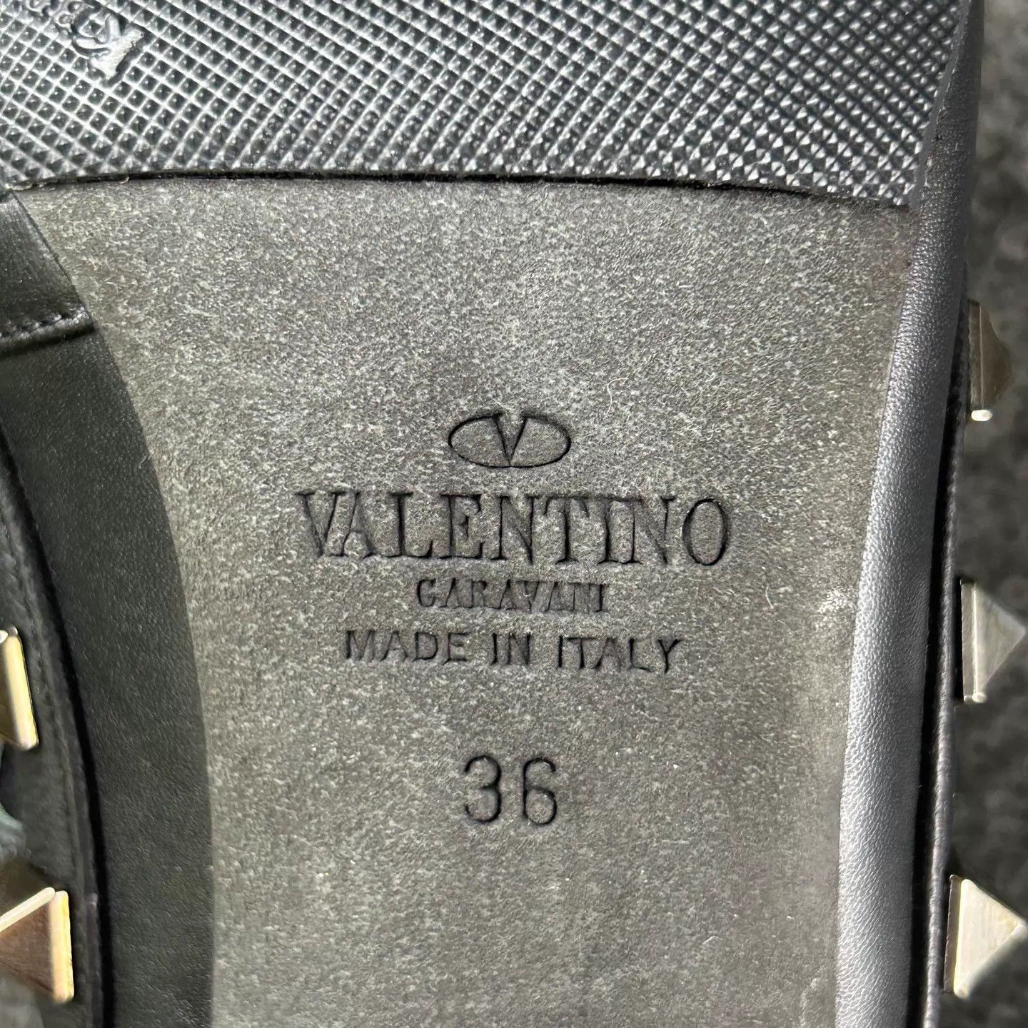 Valentino Valentino Black Two-Ring Rivet High Heels EU36 Size US 5.5 / IT 35.5 - 7 Thumbnail
