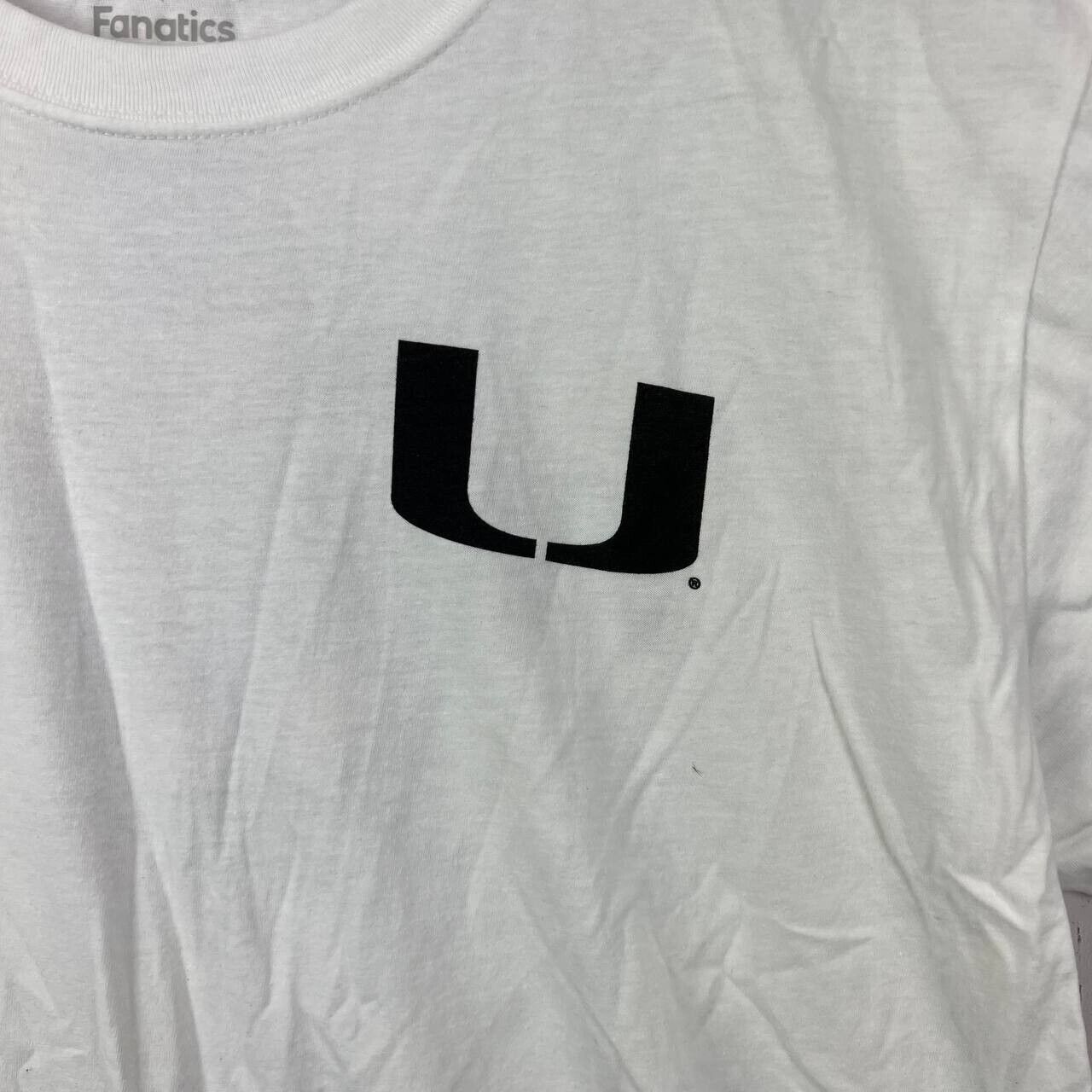 NCAA Miami Hurricanes NCAA Large Fanatics Casual T-Shirt White Size US L / EU 52-54 / 3 - 2 Thumbnail
